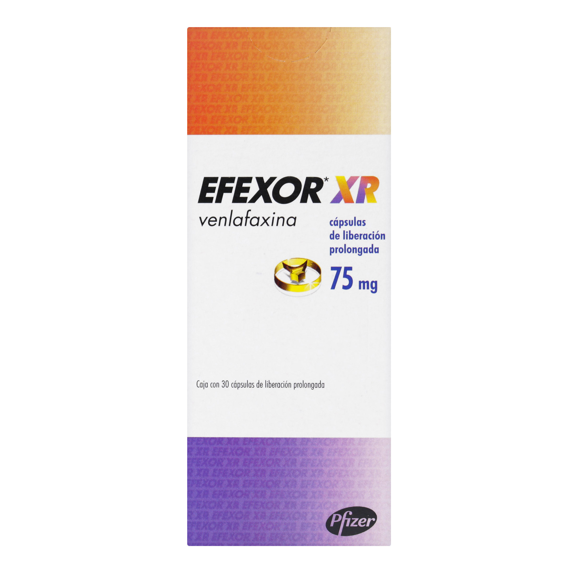 Efexor XR 75 mg – 30 cápsulas
