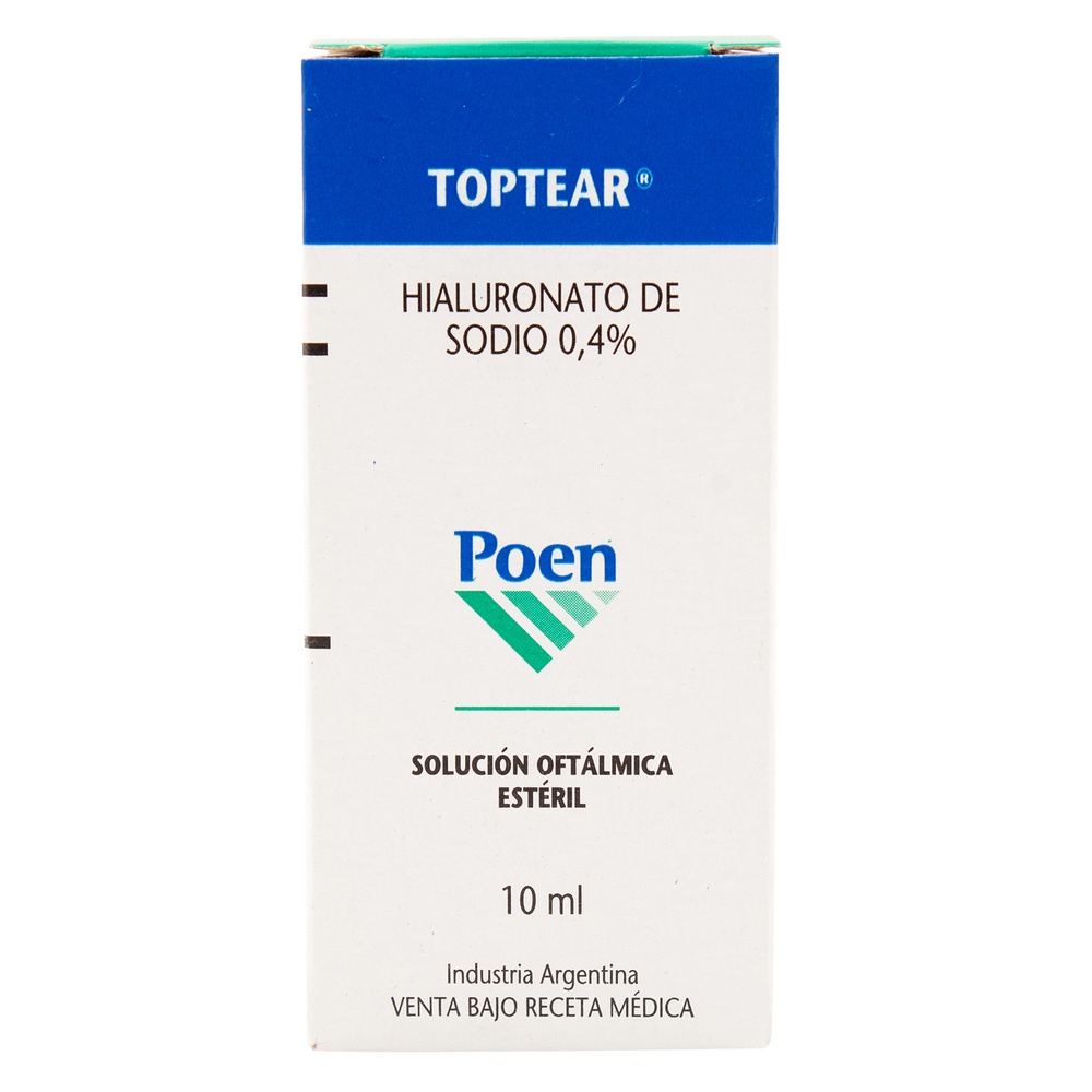 TOPTEAR 0.4% Gotas 10 ml Hialuronato de Sodio