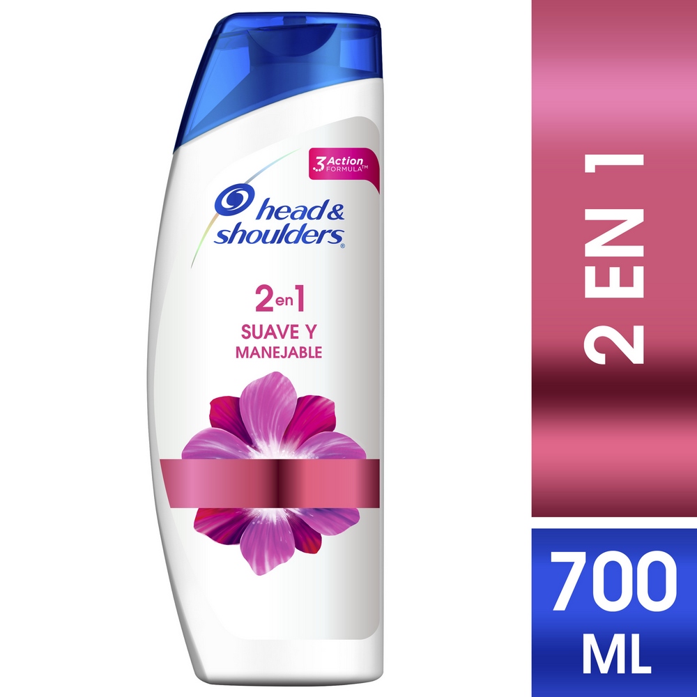 Champú Head & Shoulders 2 en 1 Suave 700 ml