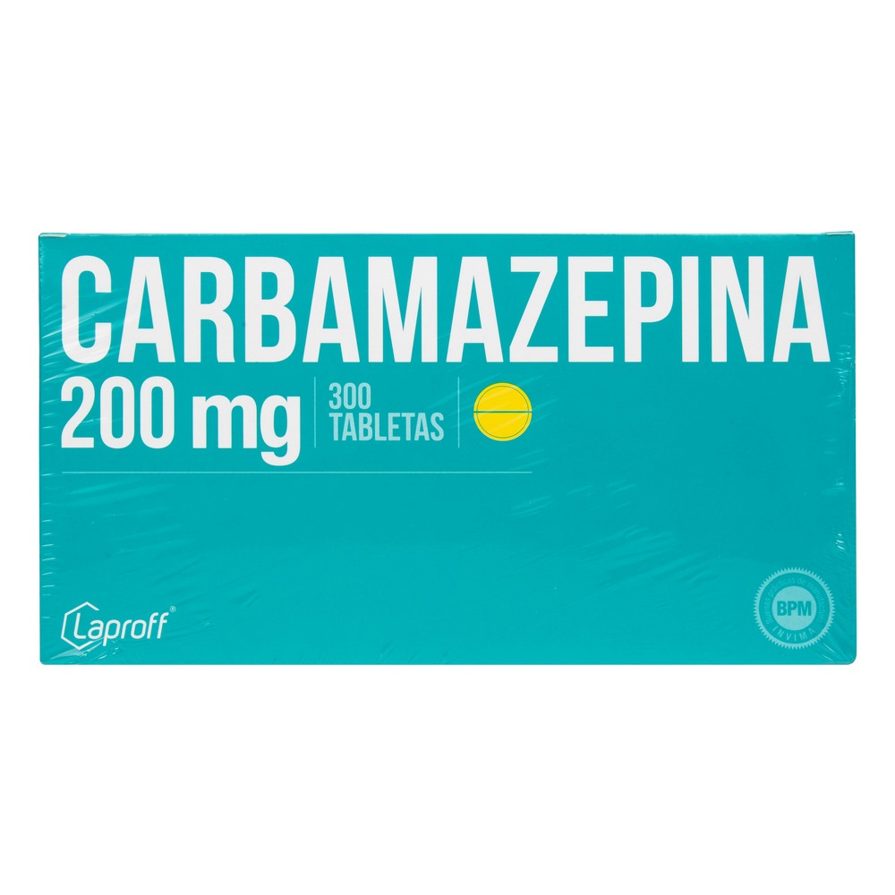 Carbamazepina 200 mg – 300 tabletas