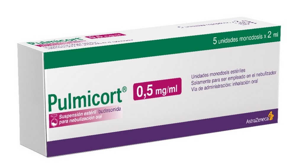 Pulmicort 0.5 mg/mL - Budesónida, 5 ampollas de 2 mL