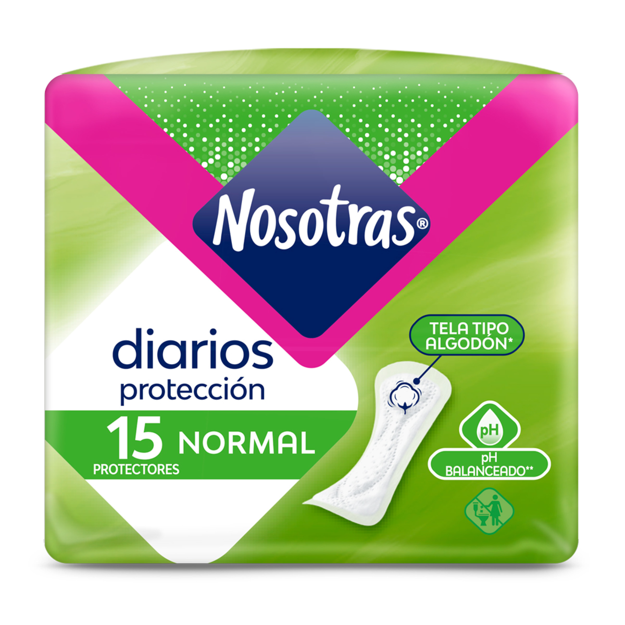 Nosotras Protectores Diarios – 15 Unidades