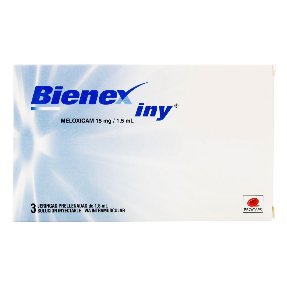 Bienex Meloxicam 15 mg – 3 jeringas