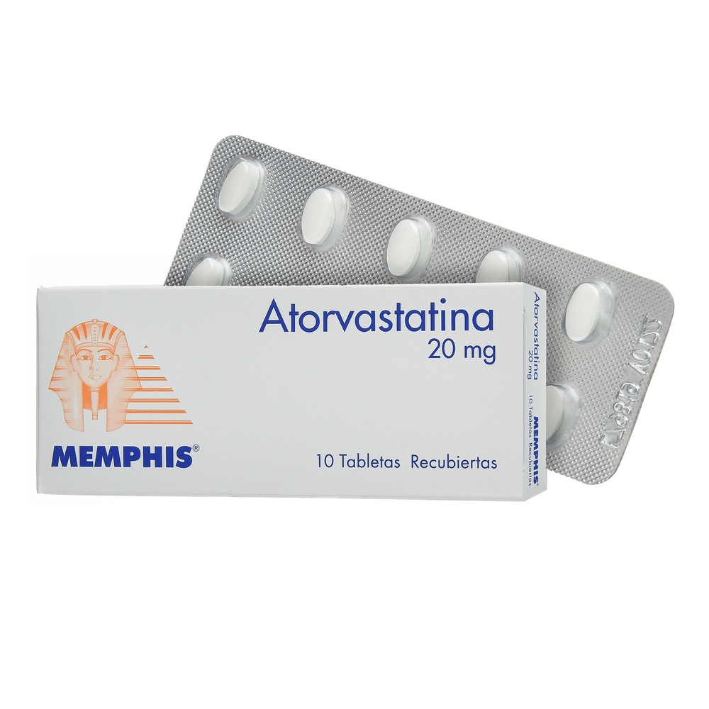 Atorvastatina 20 mg – 10 tabletas