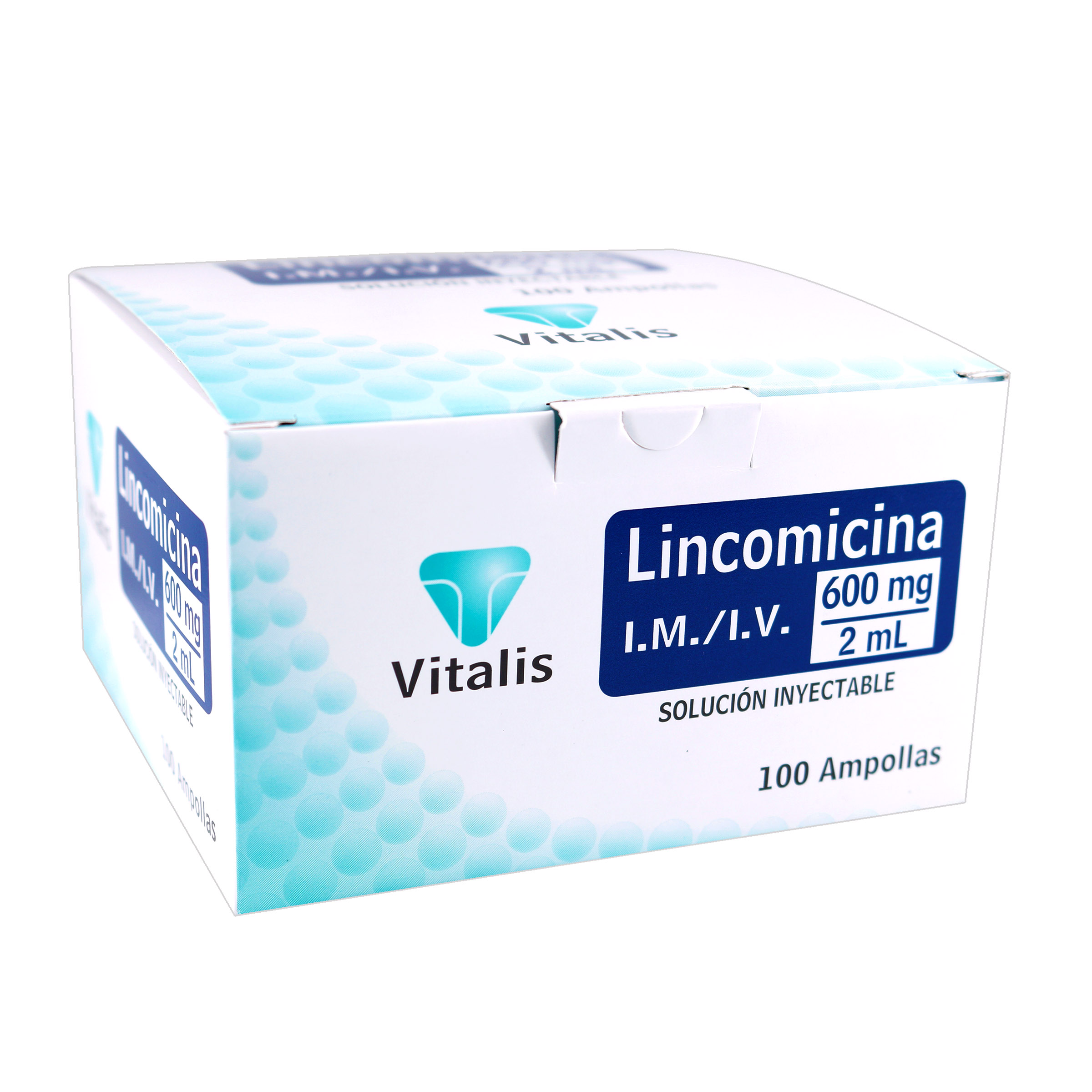 Lincomicina 600 mg/2 mL - 100 ampollas