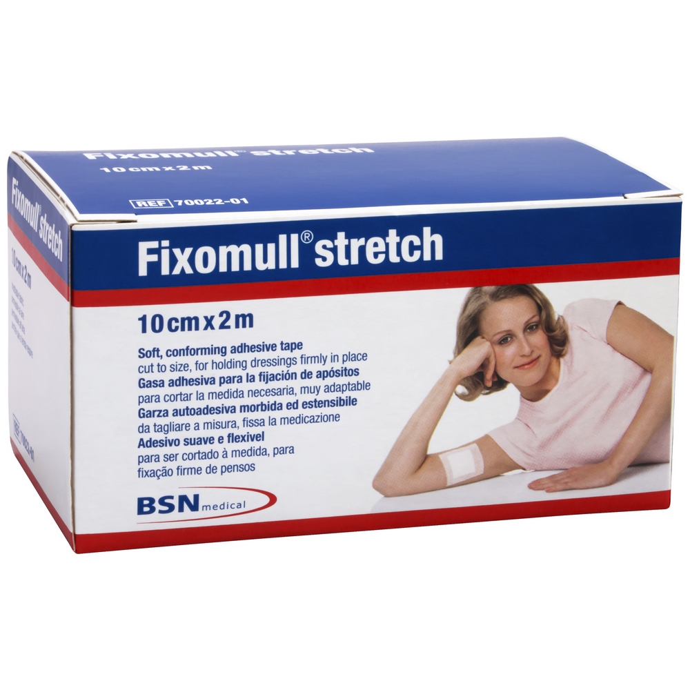 Fixomul Stretch Esparadrapo Elástico 10 cm x 2 m