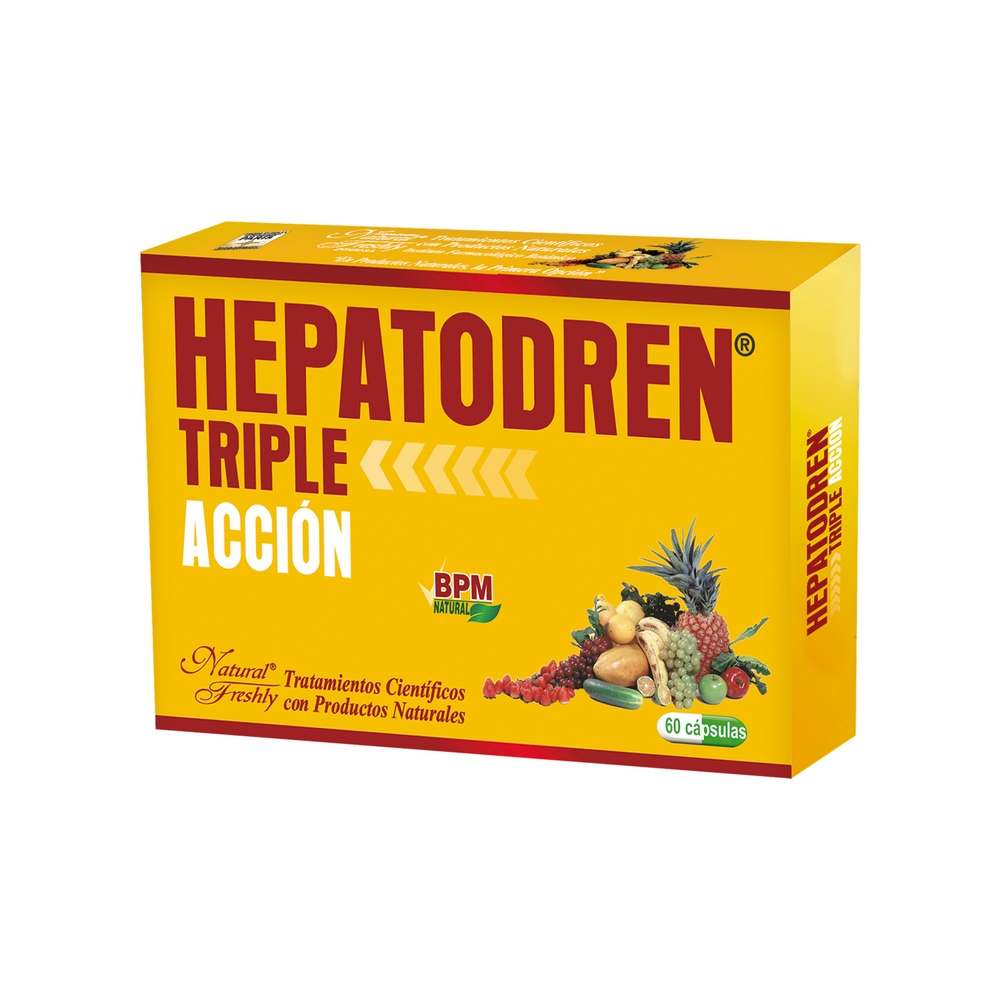 HEPATODREN TRIPLE ACCION - 60 cápsulas (natural)