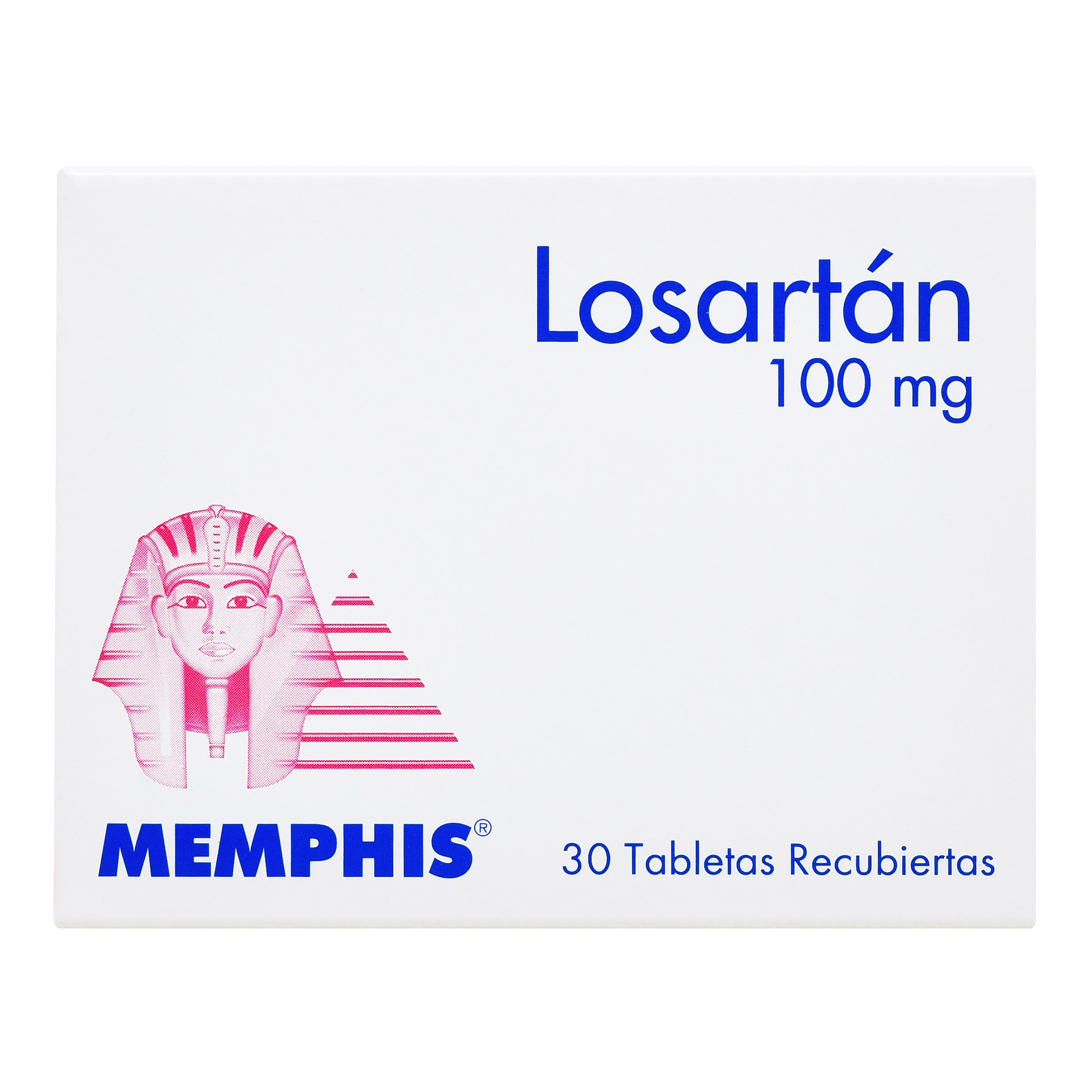 Losartán 100 mg – 30 tabletas | Memphis
