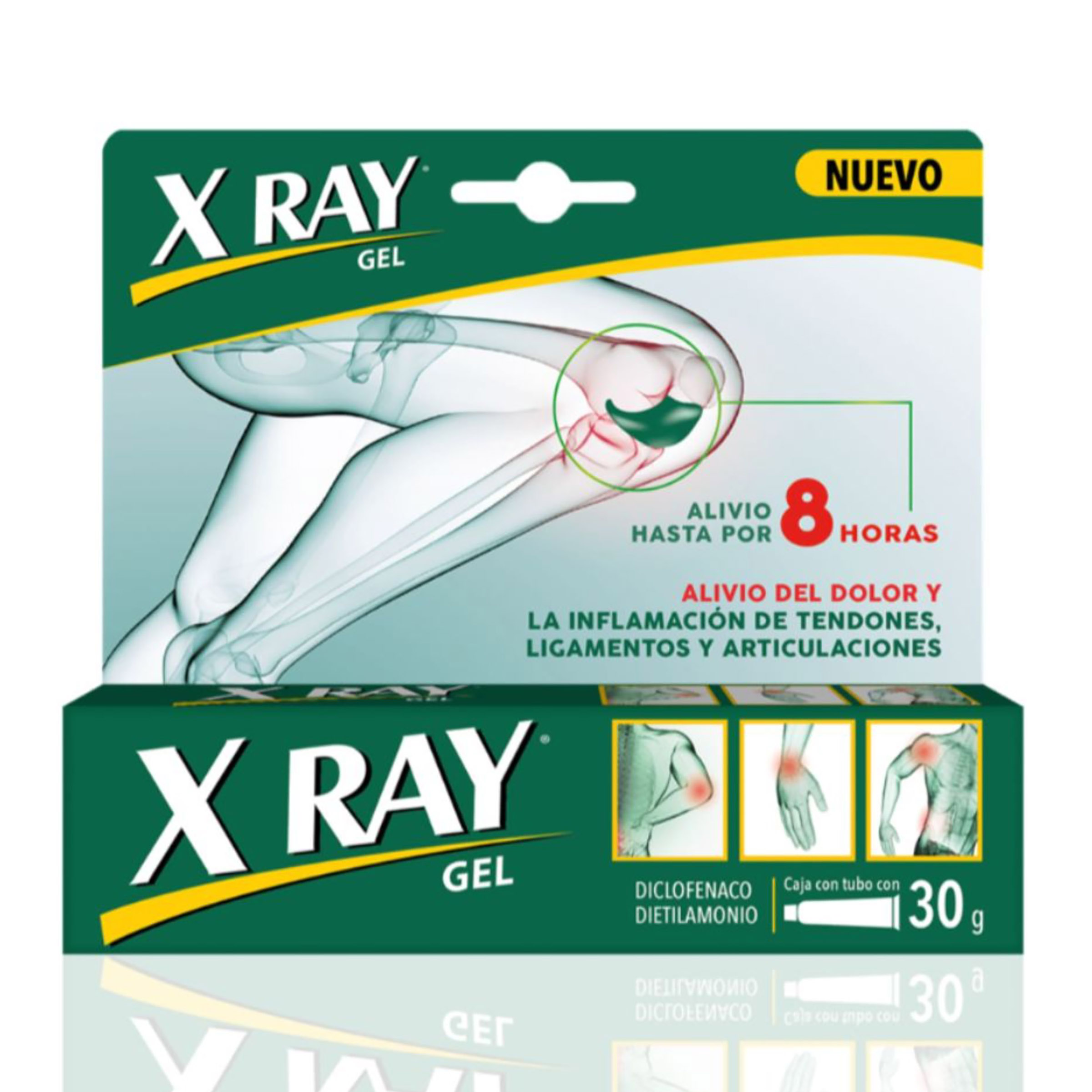 Gel X-Ray Diclofenaco 1% 30 g