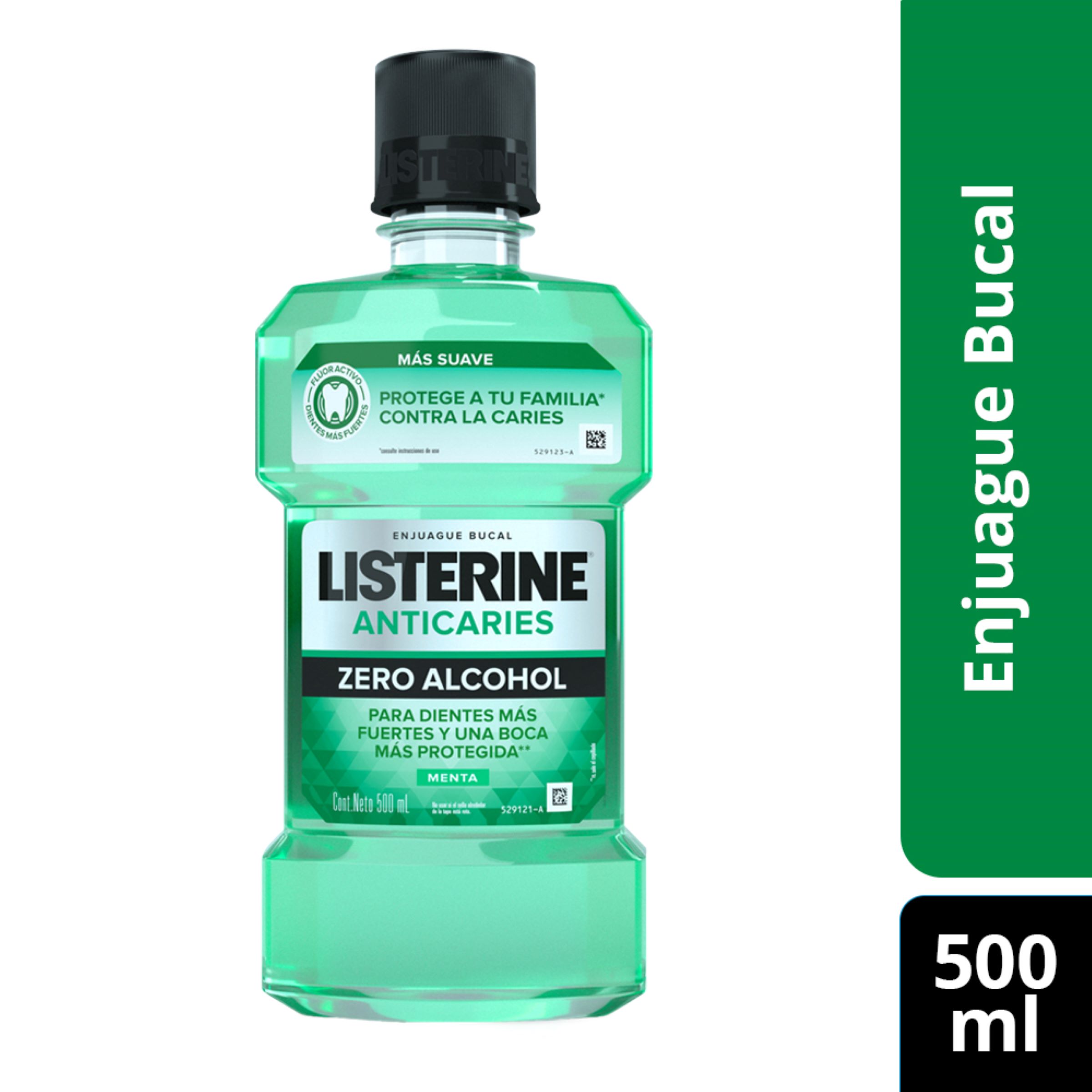Listerine Anticaries Zero Enjuague Bucal 500 ml