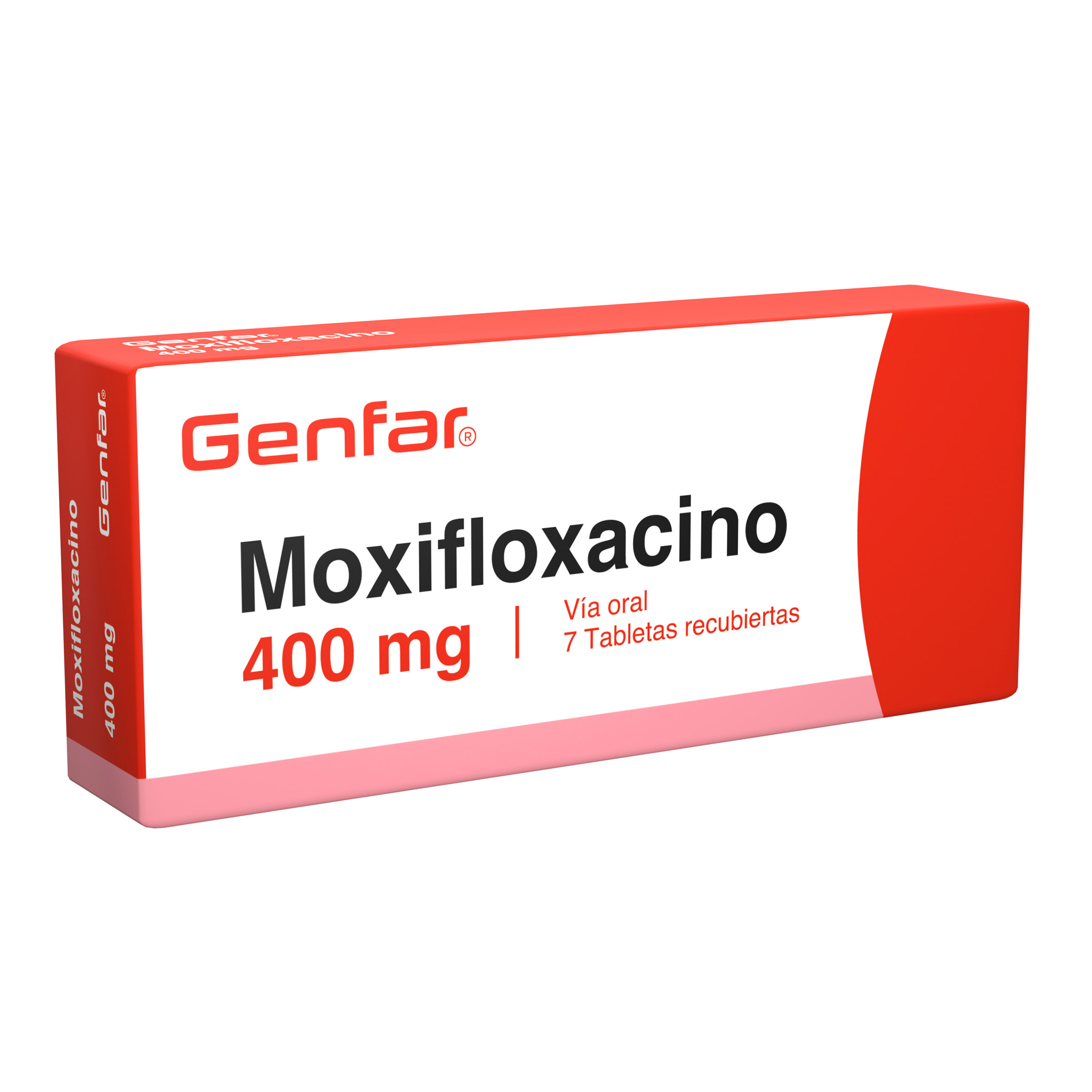 Moxifloxacino 400 mg – 7 tabletas recubiertas