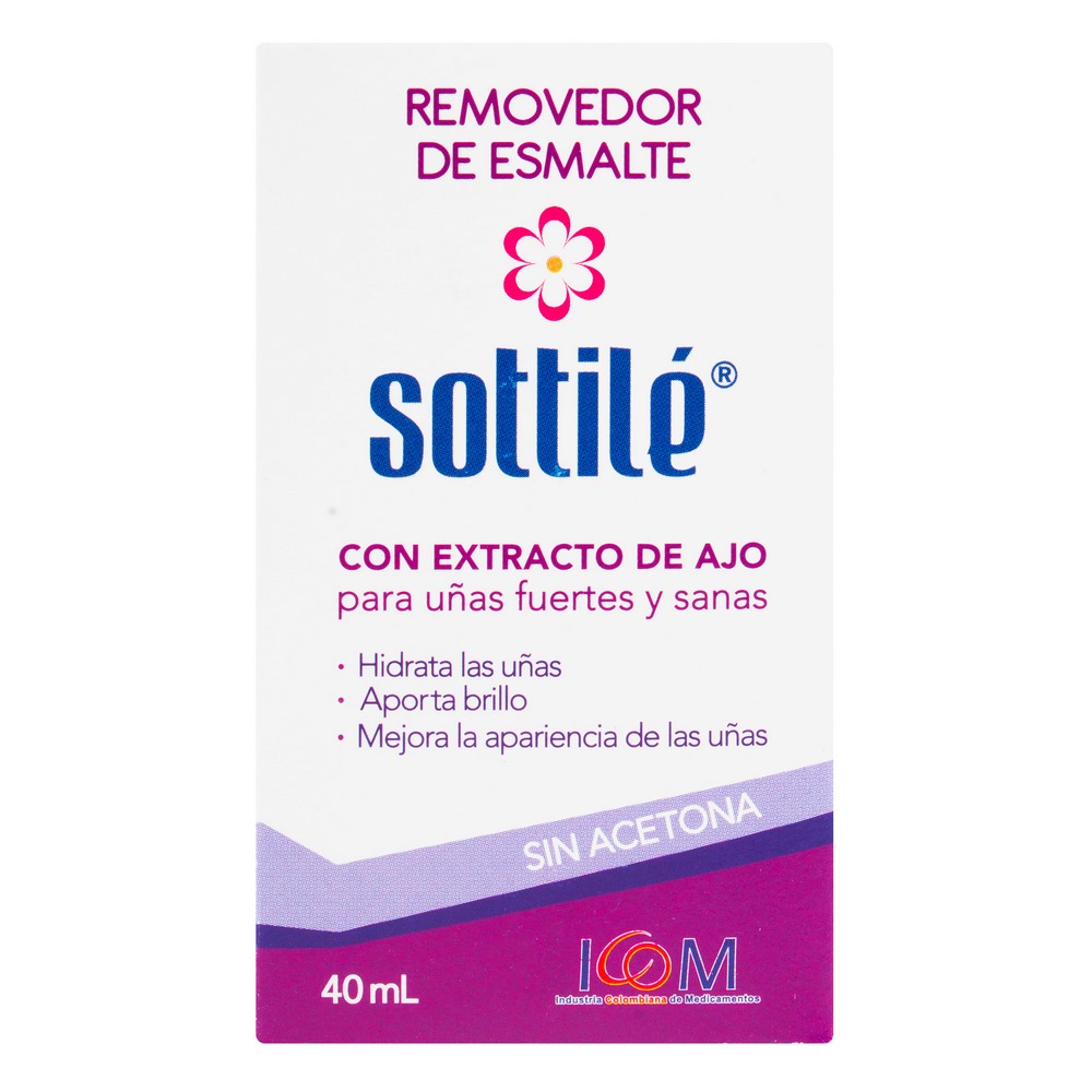 Quitaesmalte ICOM 40 ml – Removedor de Esmalte