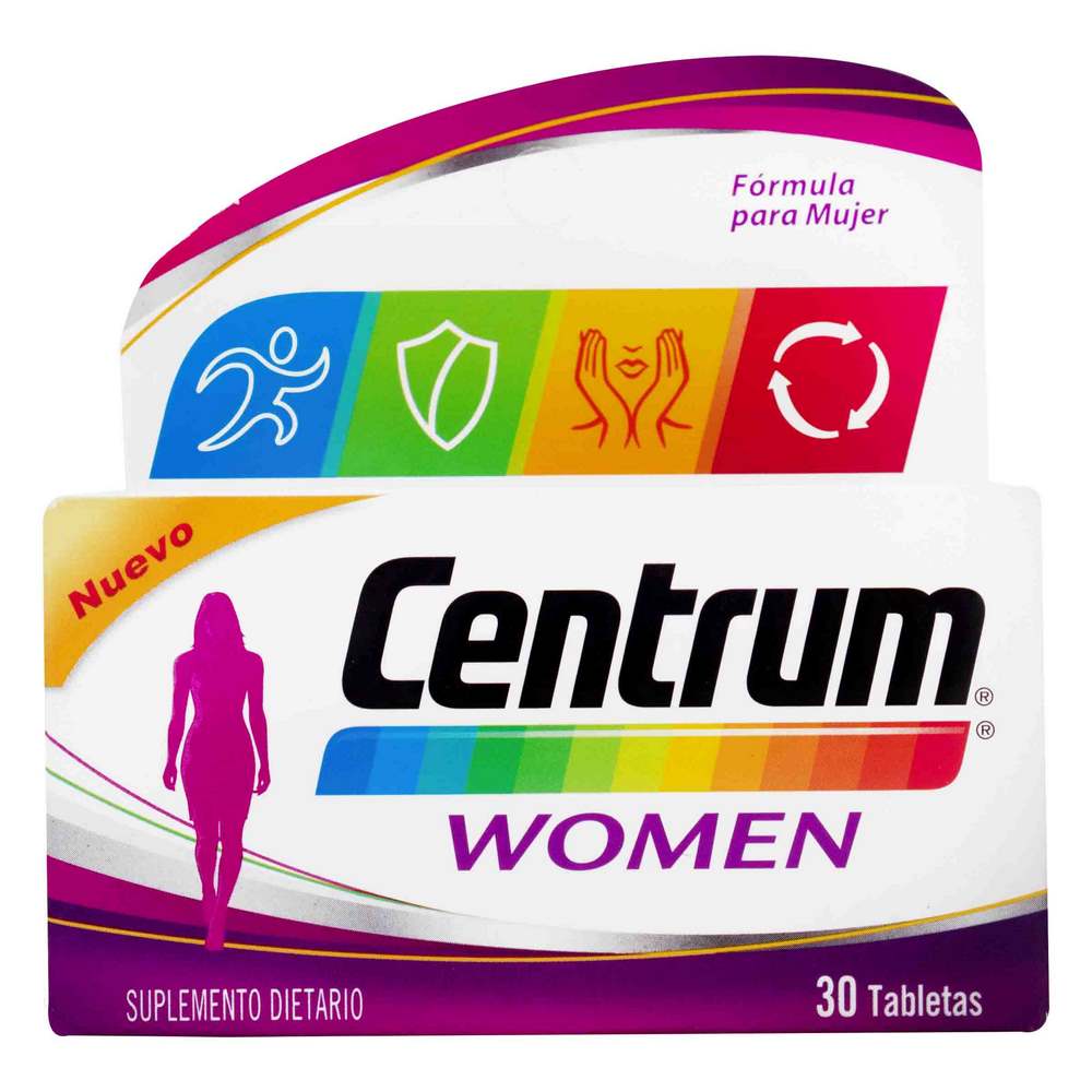 Centrum Women Multivitamínico 30 tabletas