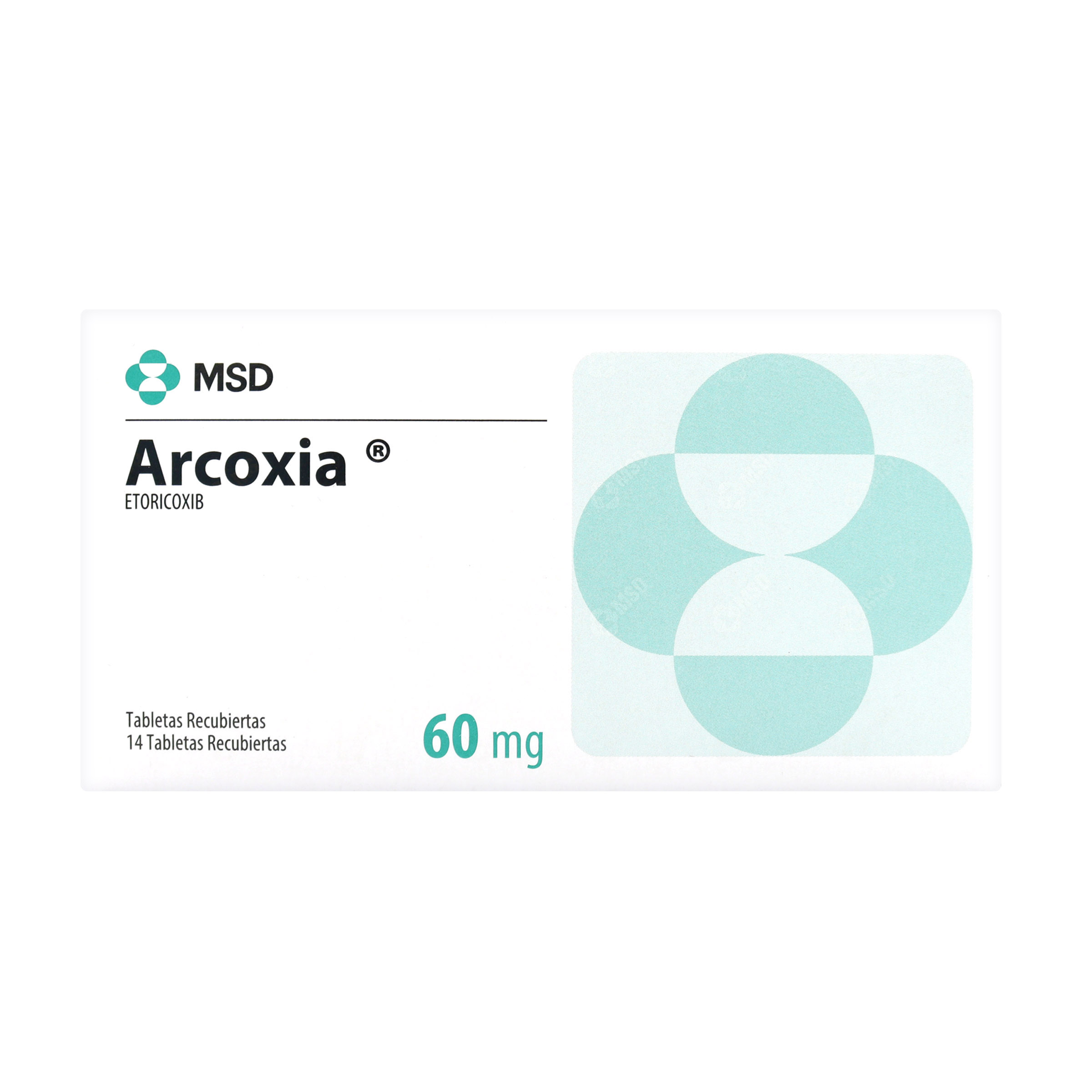 Arcoxia 60 mg, 14 tabletas – Etoricoxib