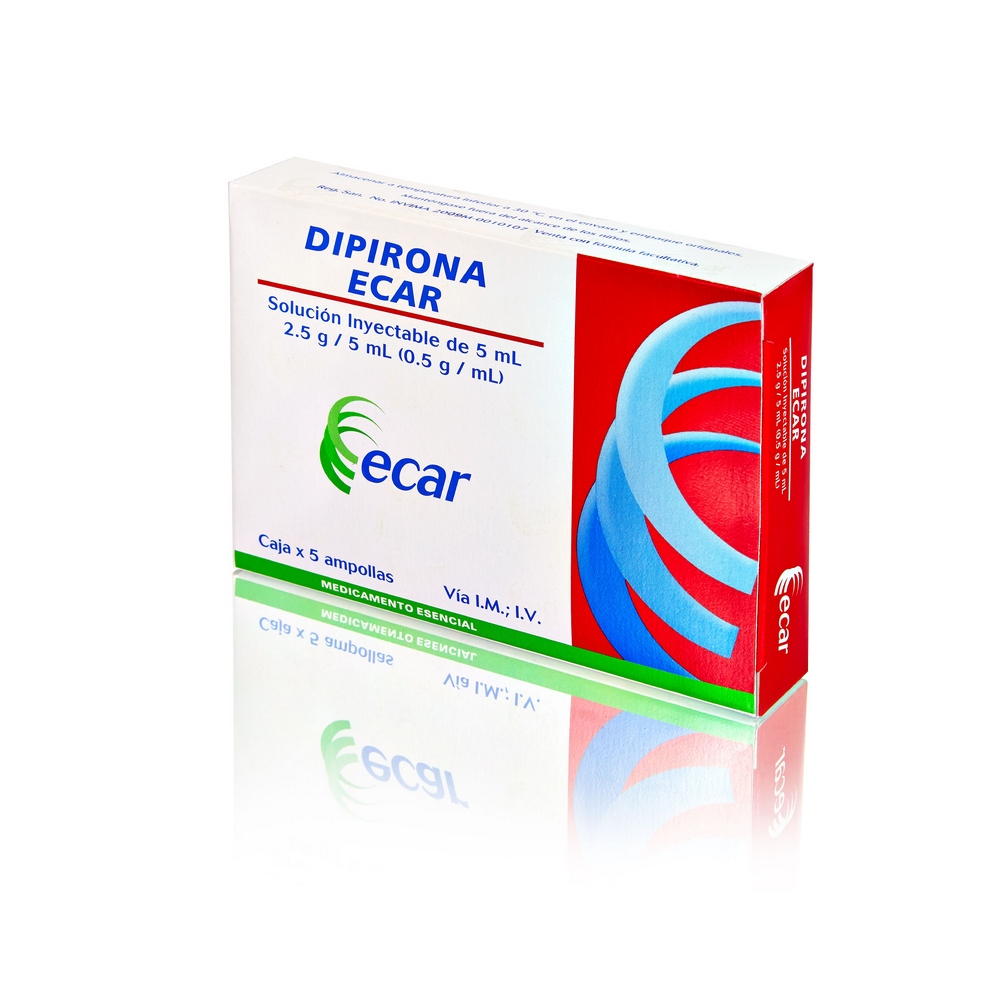 Dipirona 5 ml 5 ampollas EC Dipirona