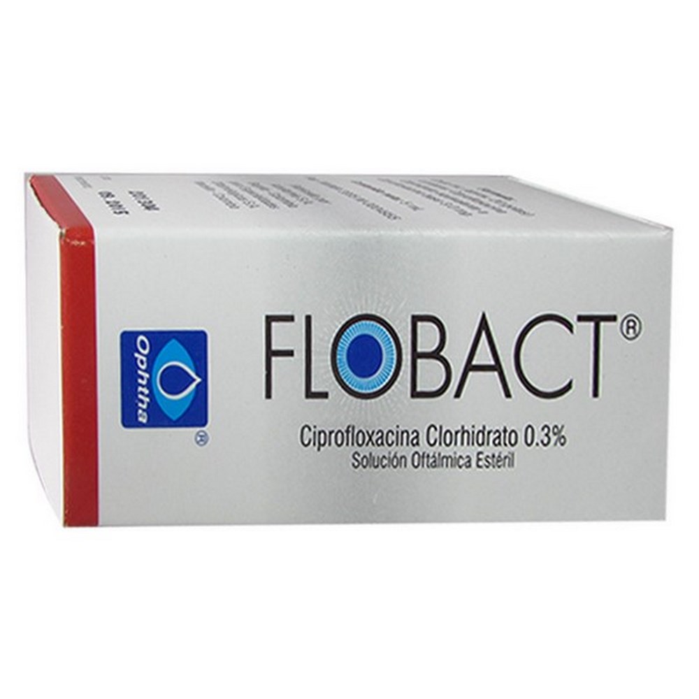 FLOBACT GOTAS 5 mL Ciprofloxacina 3%+