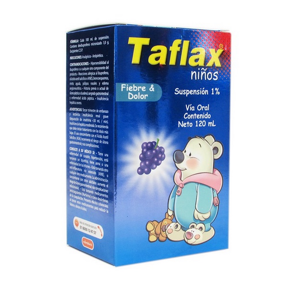 TAFLAX Dexibuprofeno – Suspensión 120 ml