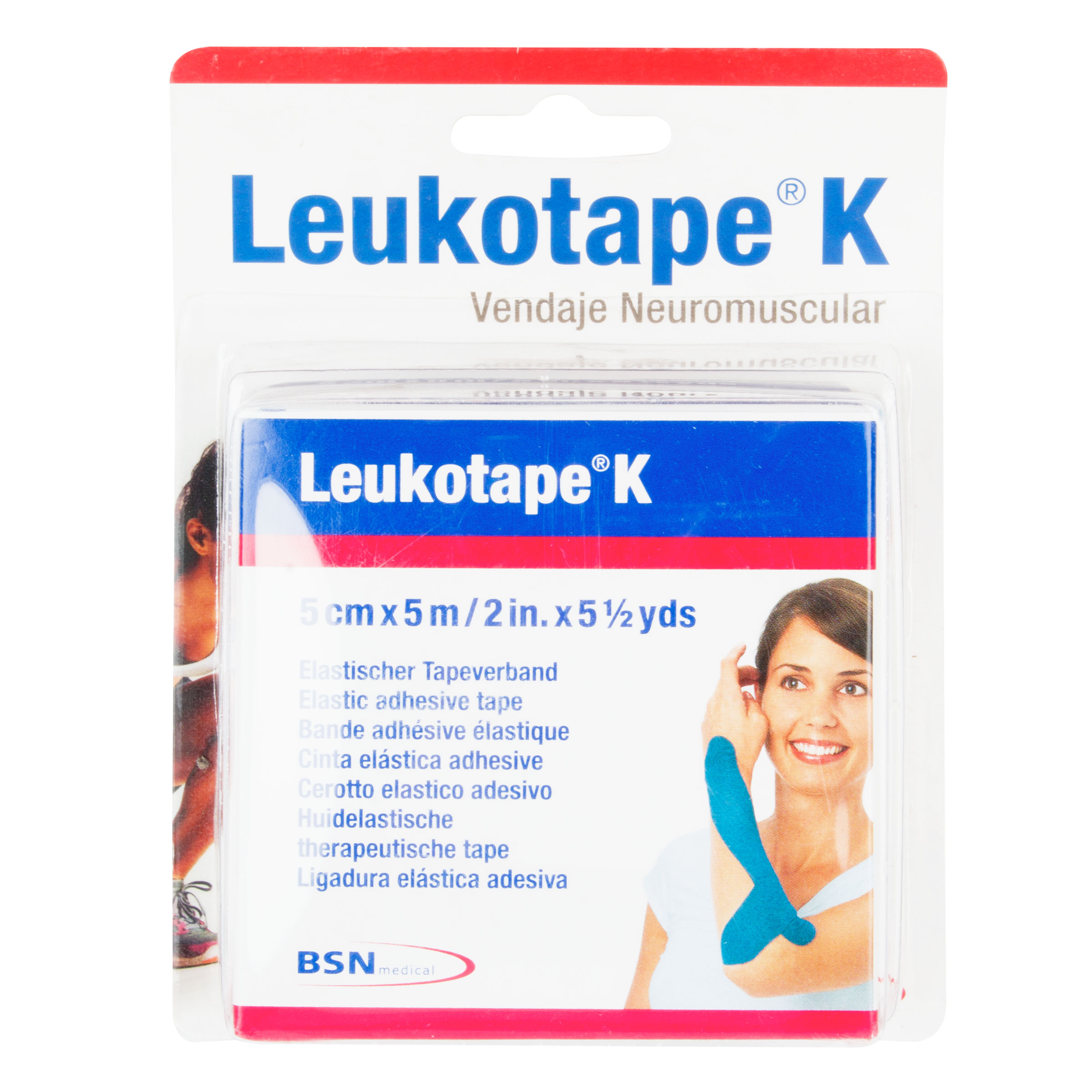 Leukotape K 5 cm x 5 m – cinta elástica azul