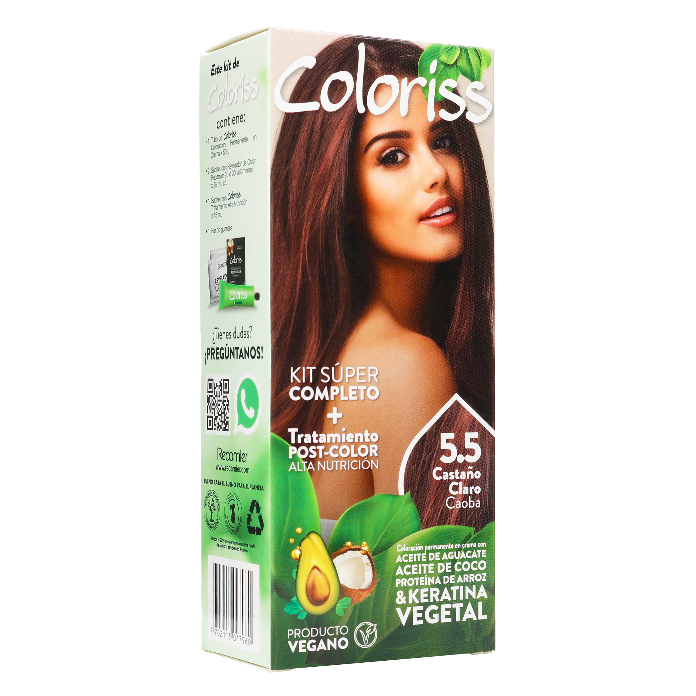 Coloris Kit 55 Castaño Claro - CAO Tintes