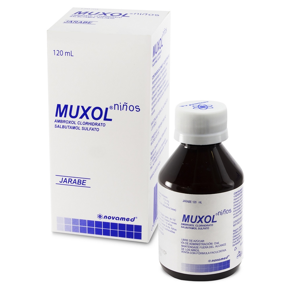 MUXOL NIÑOS Jarabe 120 ml Ambroxol-Salbutamol