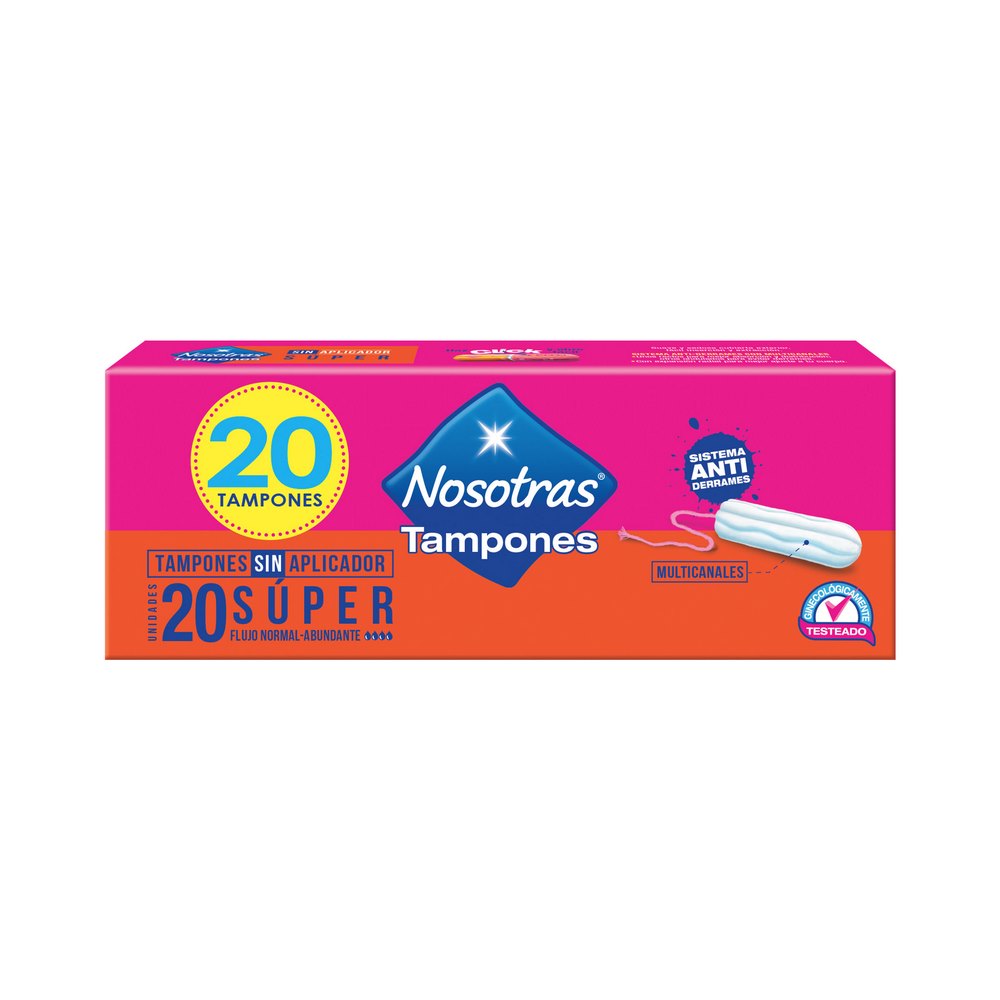 Tampón Nosotras Digital Super 20 und