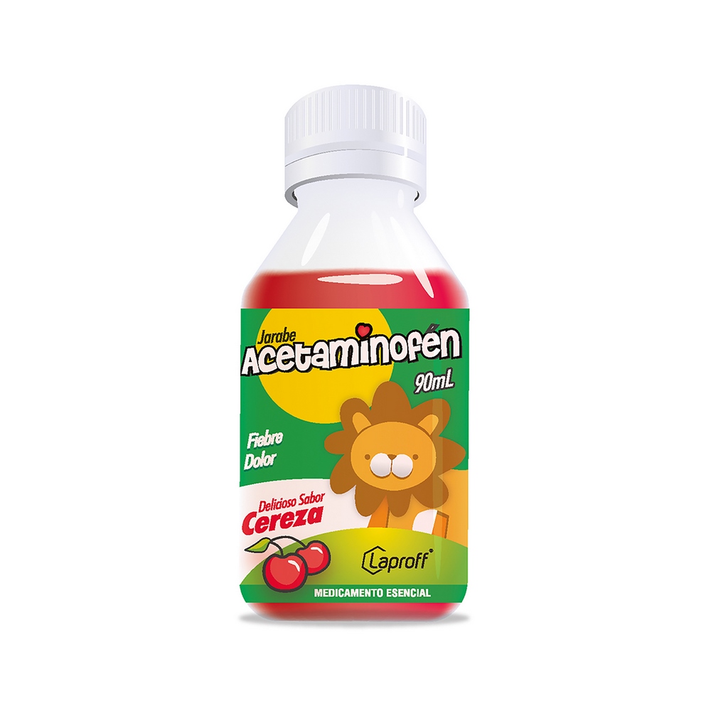 LAPROFF Acetaminofén Jarabe 150 mg, 90 ml