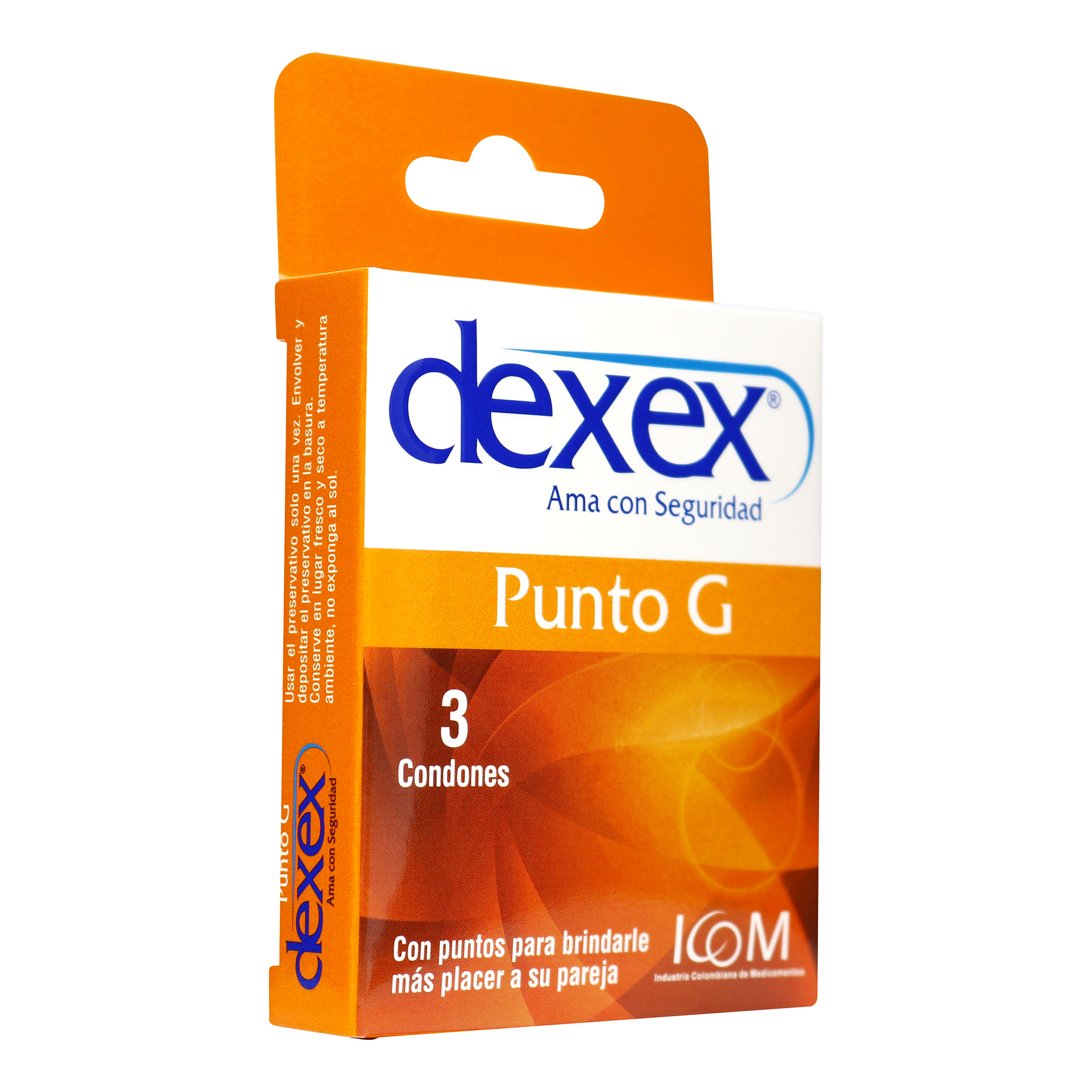 Dexex Punto G – 3 uds preservativos ICOM