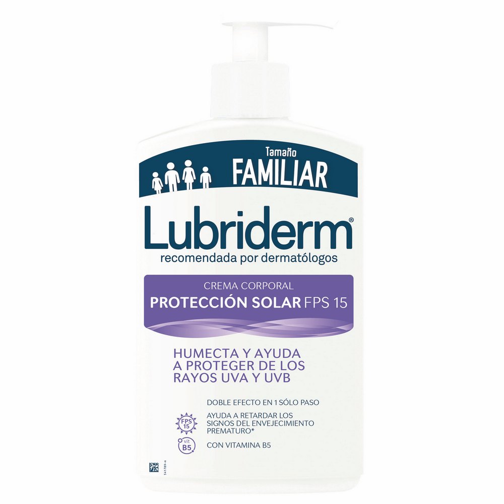 Lubriderm Loción UV 15 750 ml con válvula