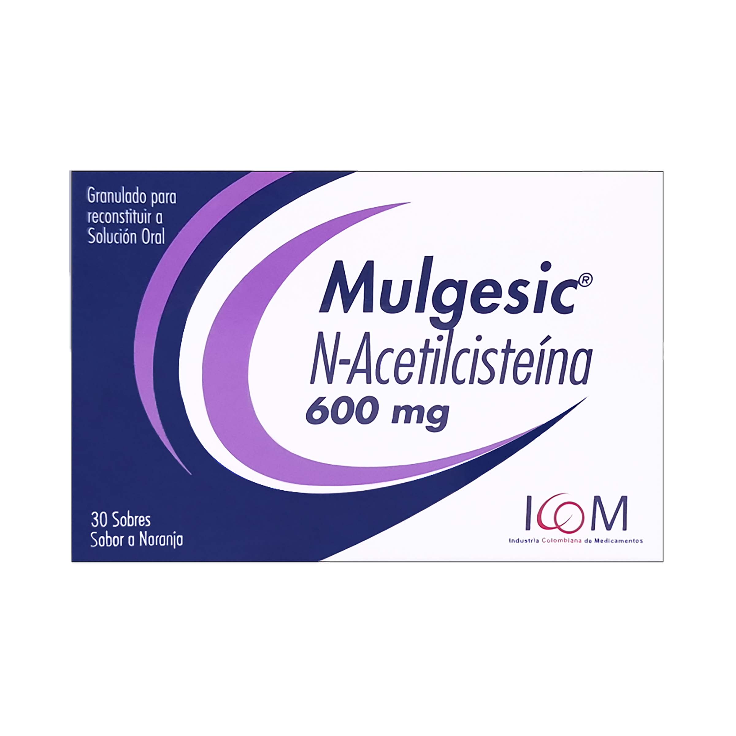 Mulgesic 600 mg – 30 cápsulas (ICOM)