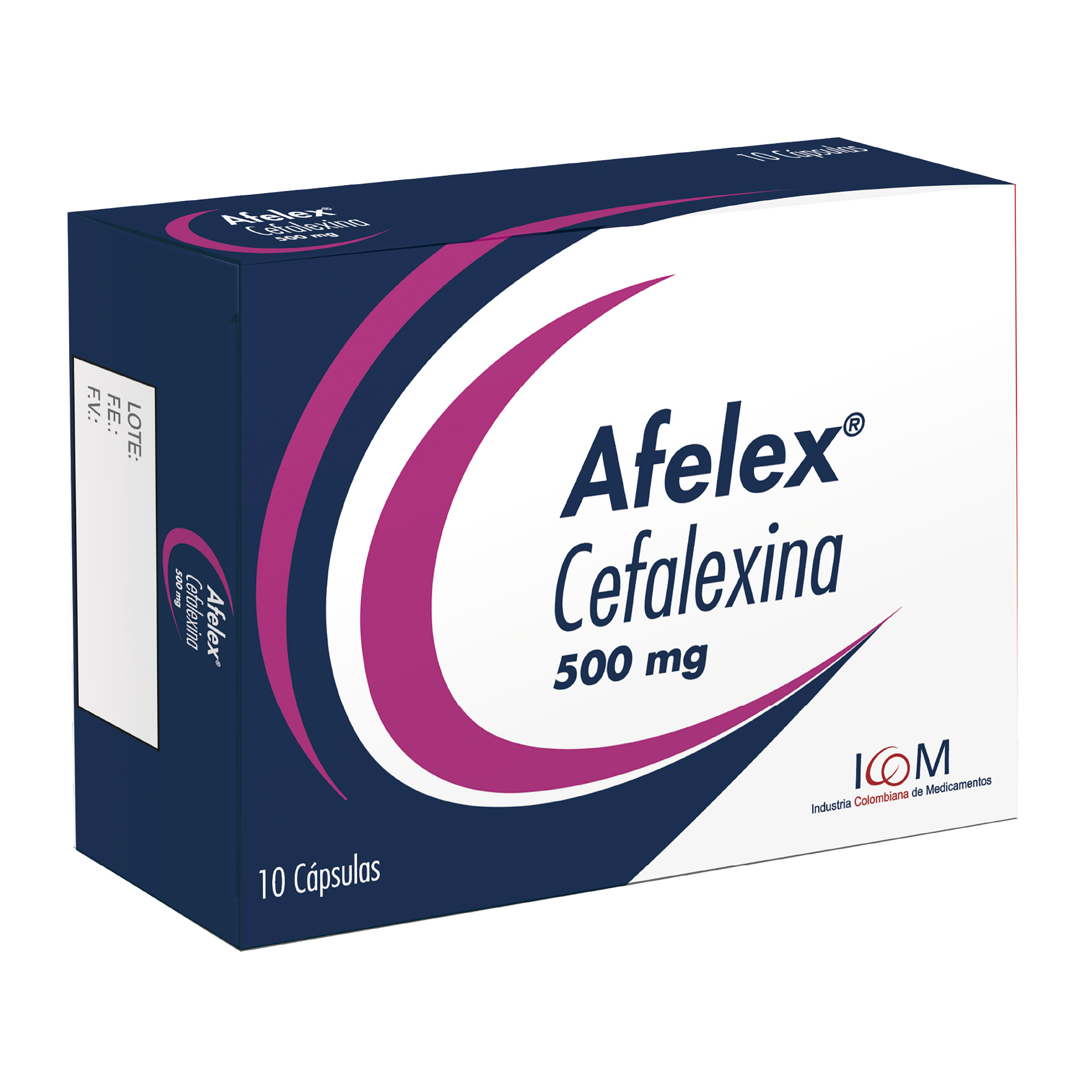 Cefalexina 500 mg - 10 cápsulas | ICOM