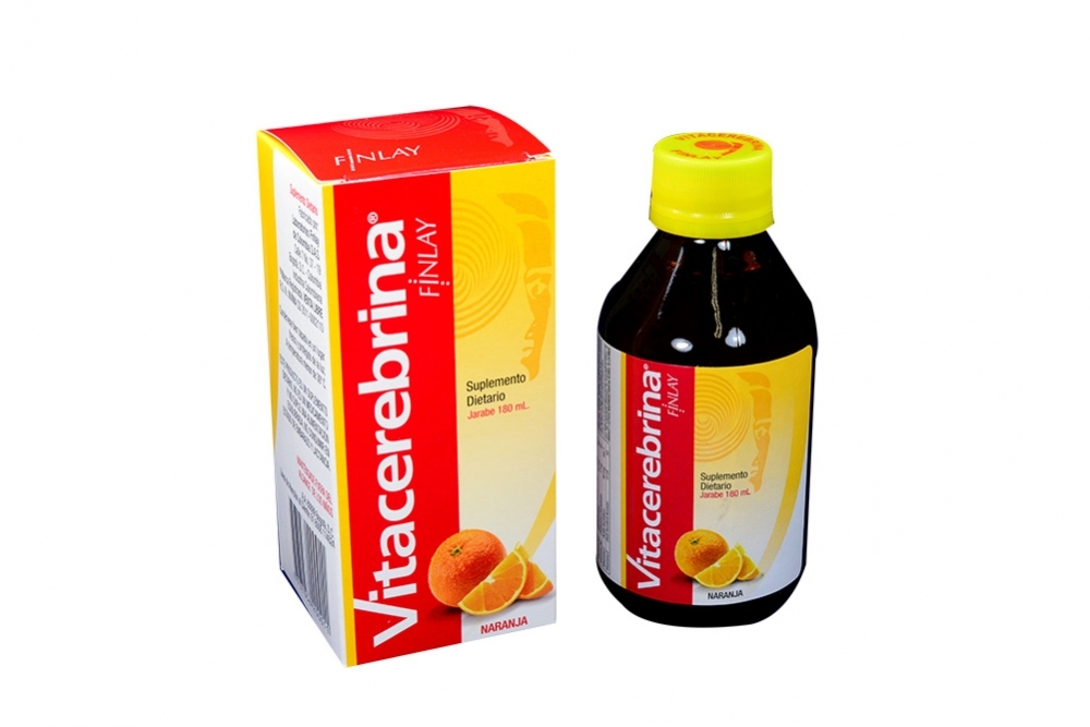 Vitacerebrina Jarabe Naranja – 180 ml multivitaminas y minerales