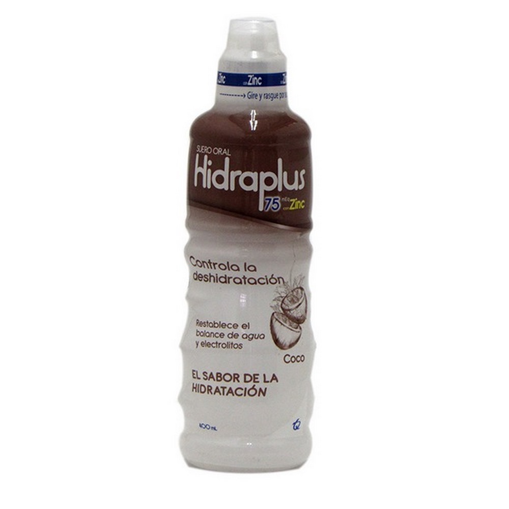 HidrAPLUS 75 Zinc Coco 400 ml – Suero oral con minerales