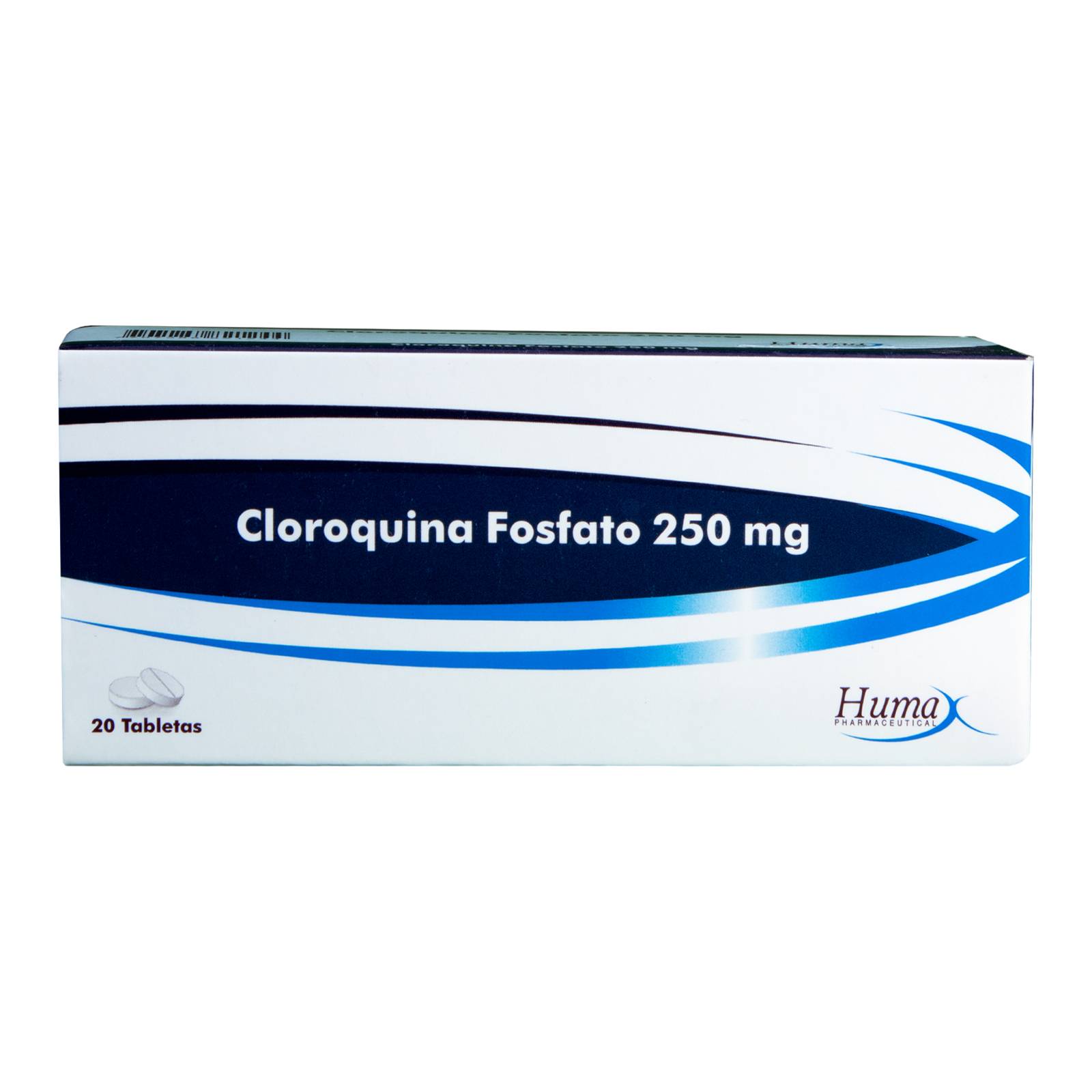 Cloroquina 250 mg – 20 tabletas (Humax)