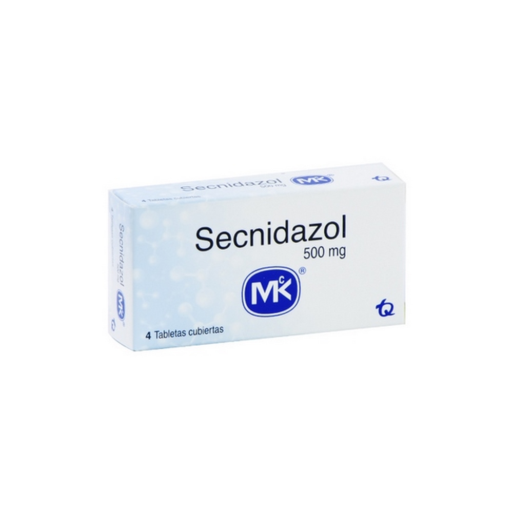 Secnidazol 500 mg 4 Tabletas MK Secnidazol