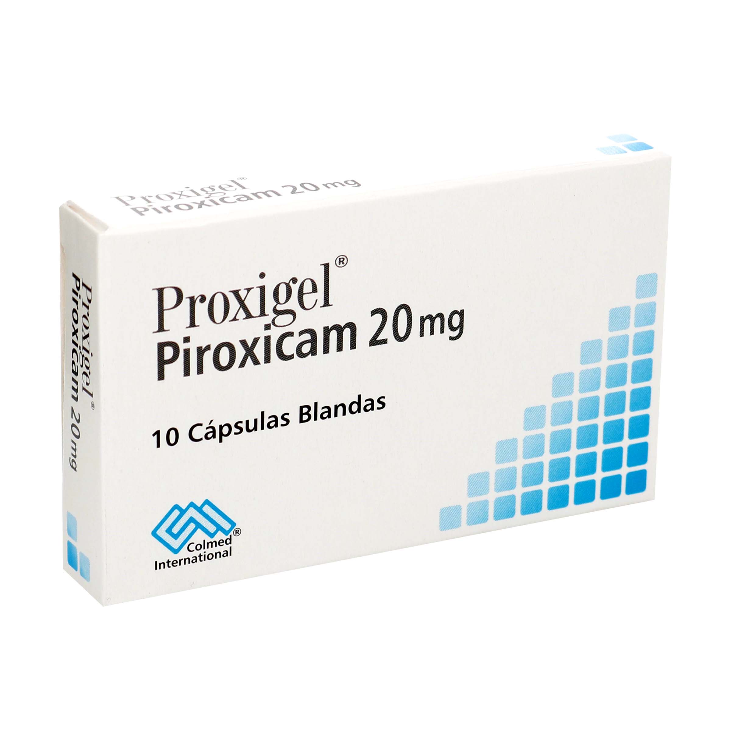Piroxicam 20 mg cápsulas 10 uds