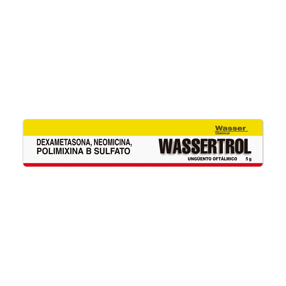 Wassertrol 5 g ungüento oftálmico NE/PM/DEX