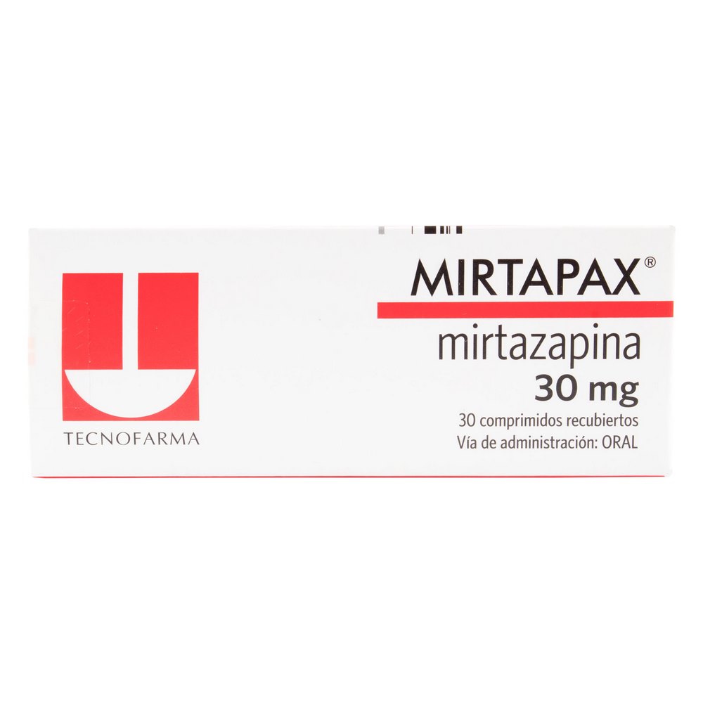 Mirtapax 30 mg – 30 comprimidos (TECNOFARMA) Mirta zapina