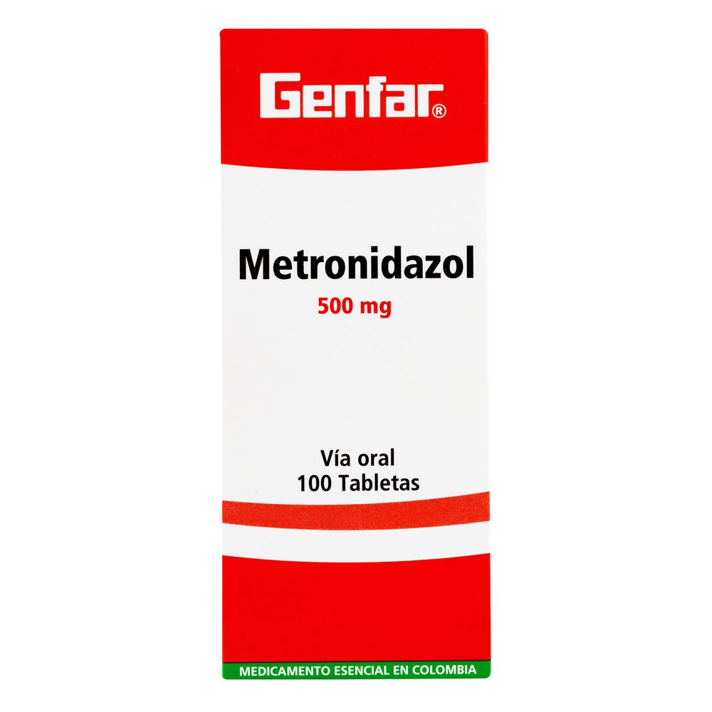 Metronidazol 500 mg – 100 tabletas (GENFAR S.A.)