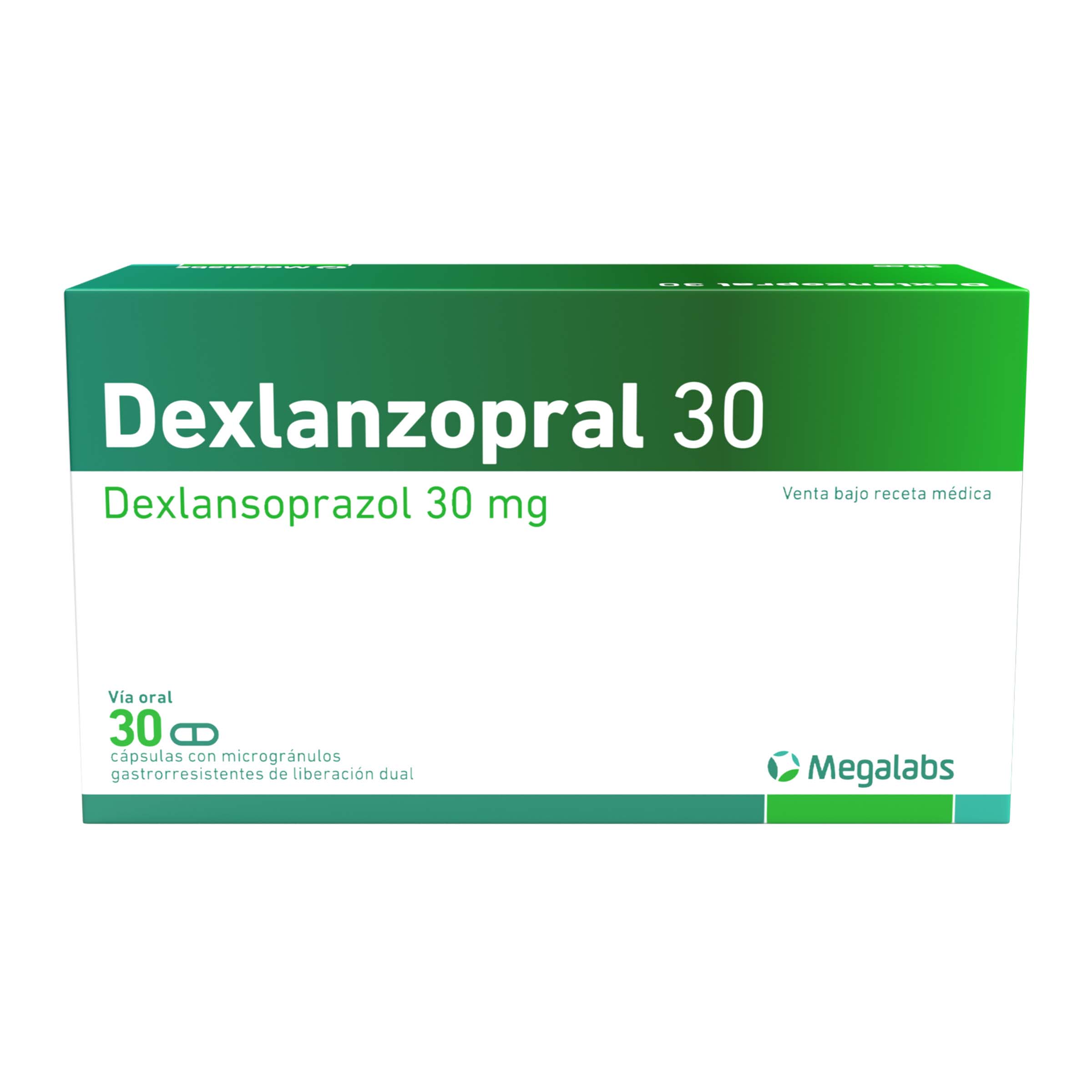 Dexlansoprazol 30 mg - 30 cápsulas