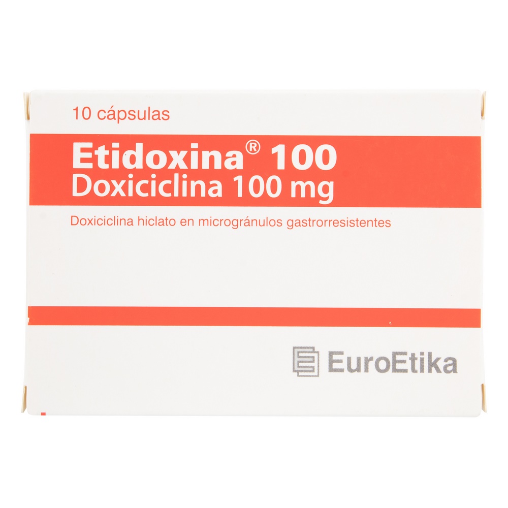 ETIDOXINA 100 MG – 10 cápsulas (Doxiciclina)