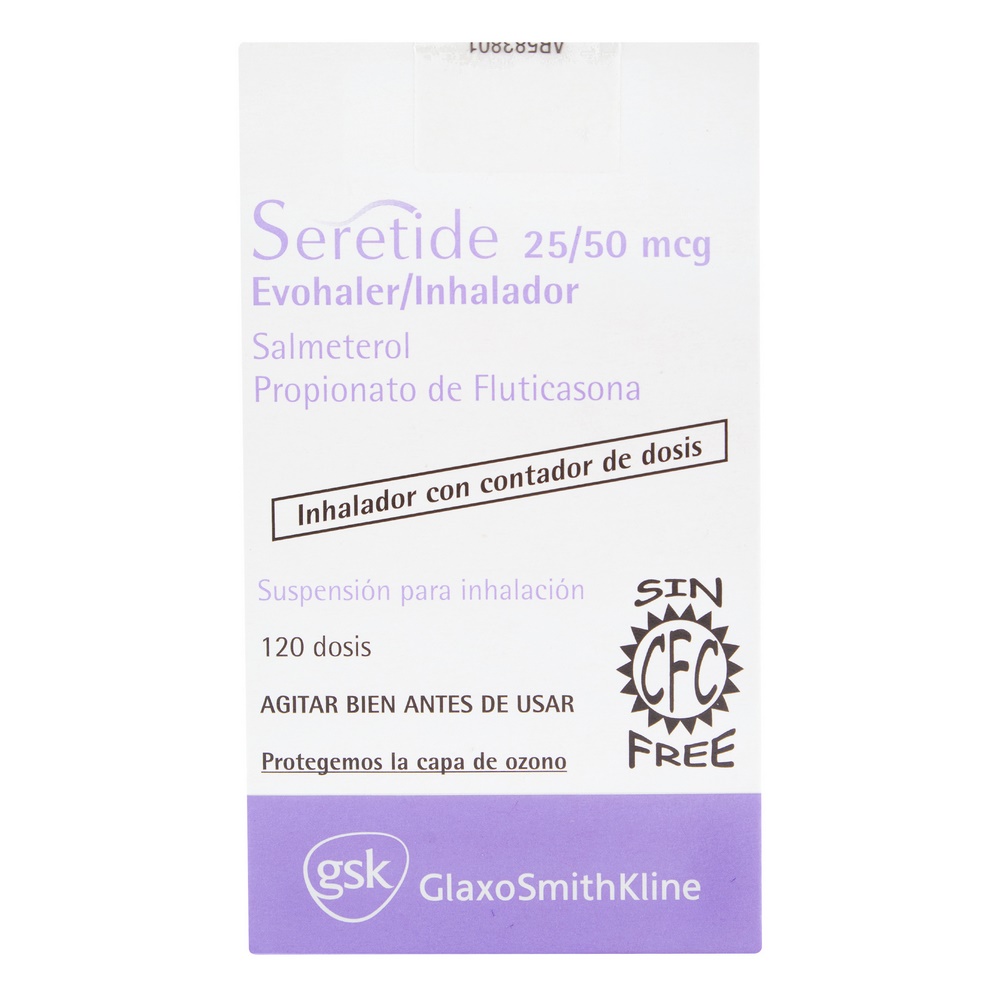 Seretide inhalador 25/50 mcg – 120 dosis