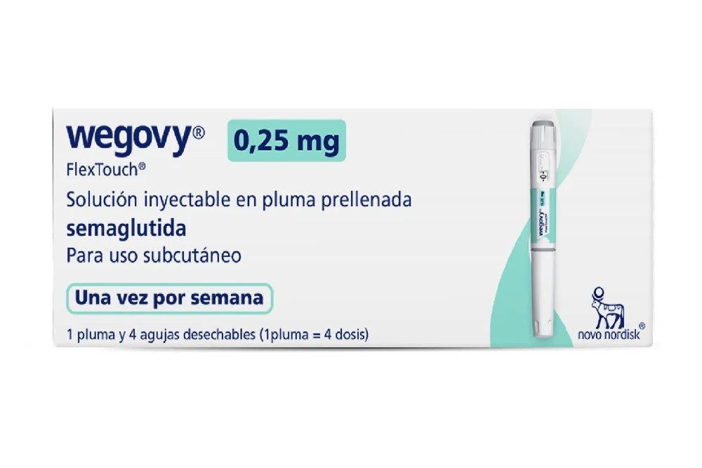 WEGOVY 0.25 mg – Solución inyectable de semaglutida
