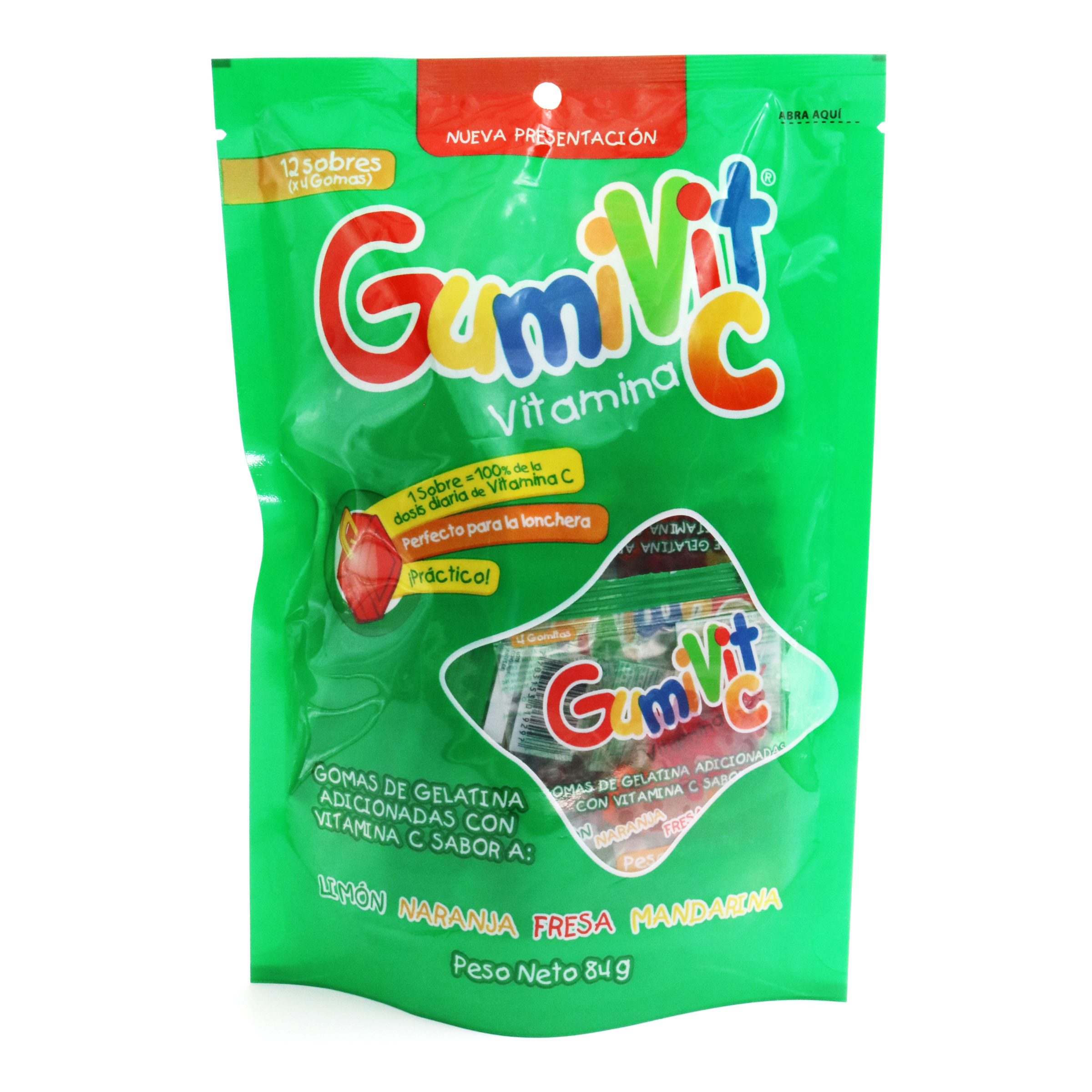 Gomas Gumivit C – 12 piezas