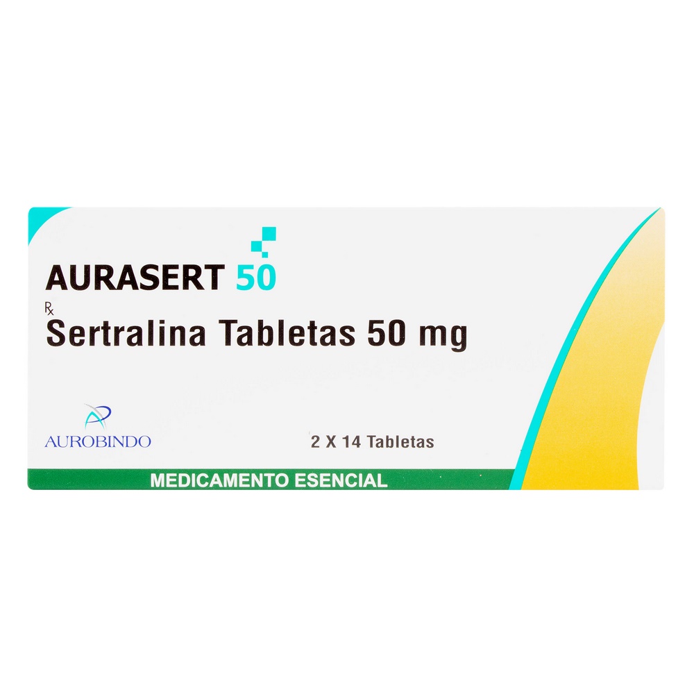 Sertralina 50 mg – 28 tabletas AURASERT