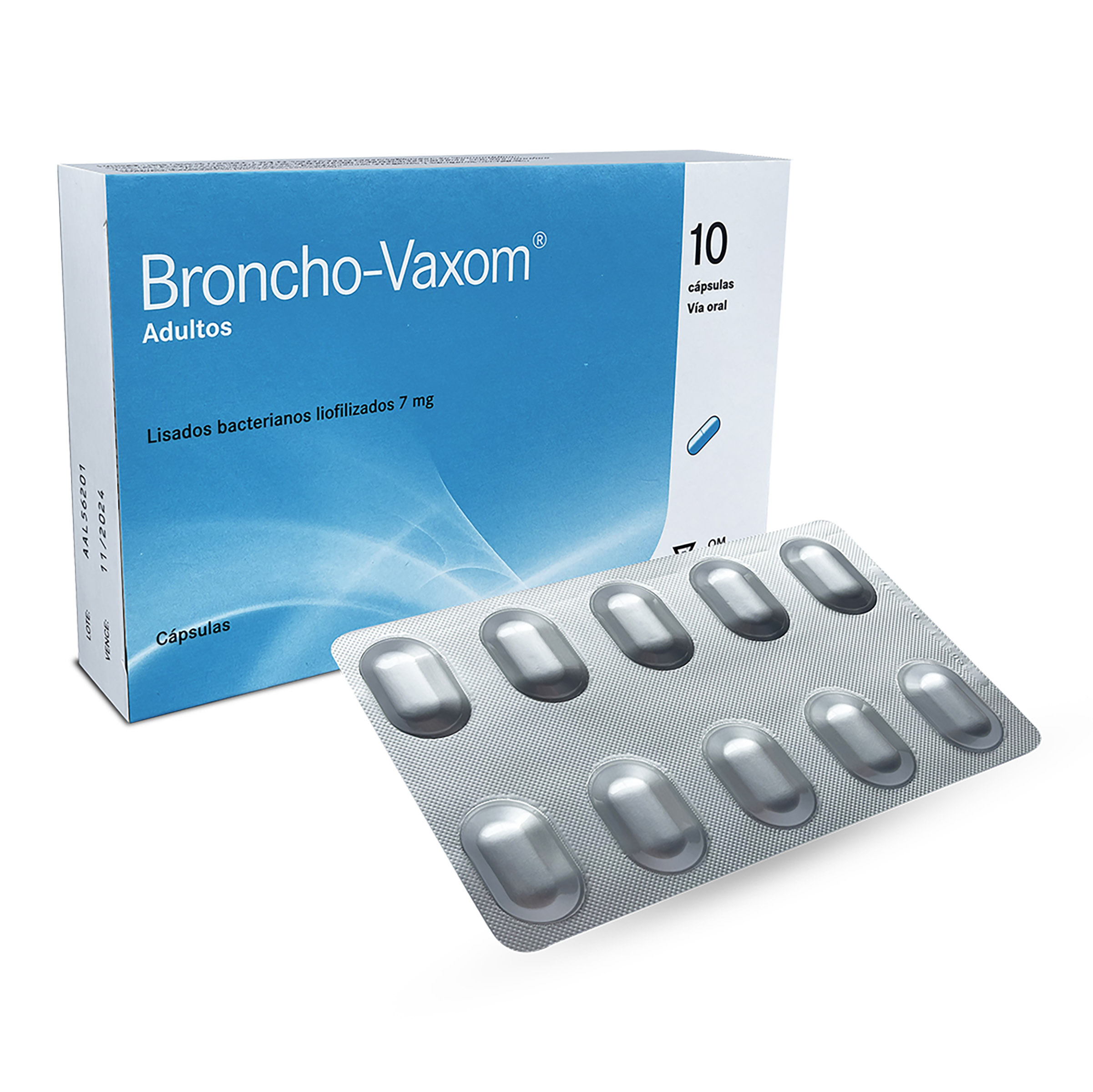 Broncho-Vaxom Adulto – 10 cápsulas de lisados bacterianos