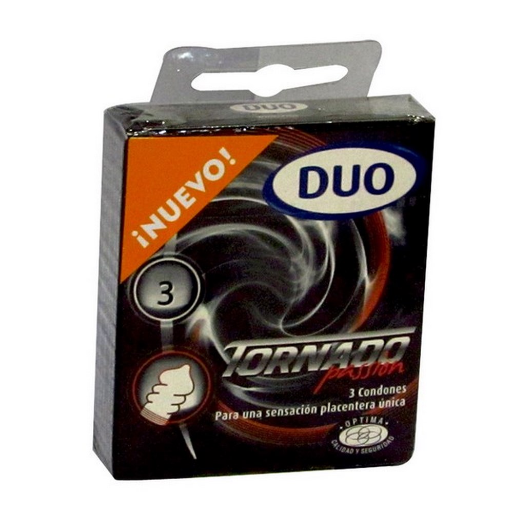 Preservativos Tornado Passion – 3 unidades