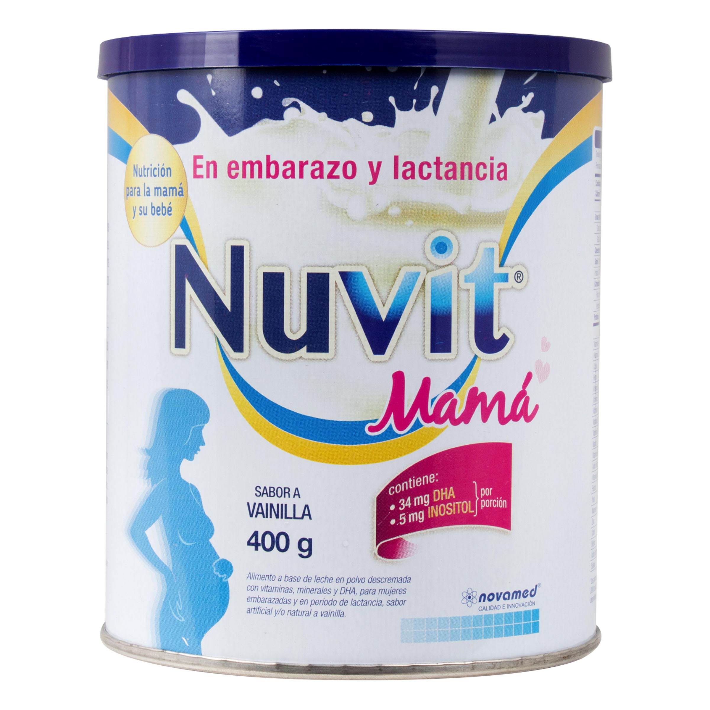 NUVIT MAMA VAINILLA 400 g – Vitaminas y Minerales