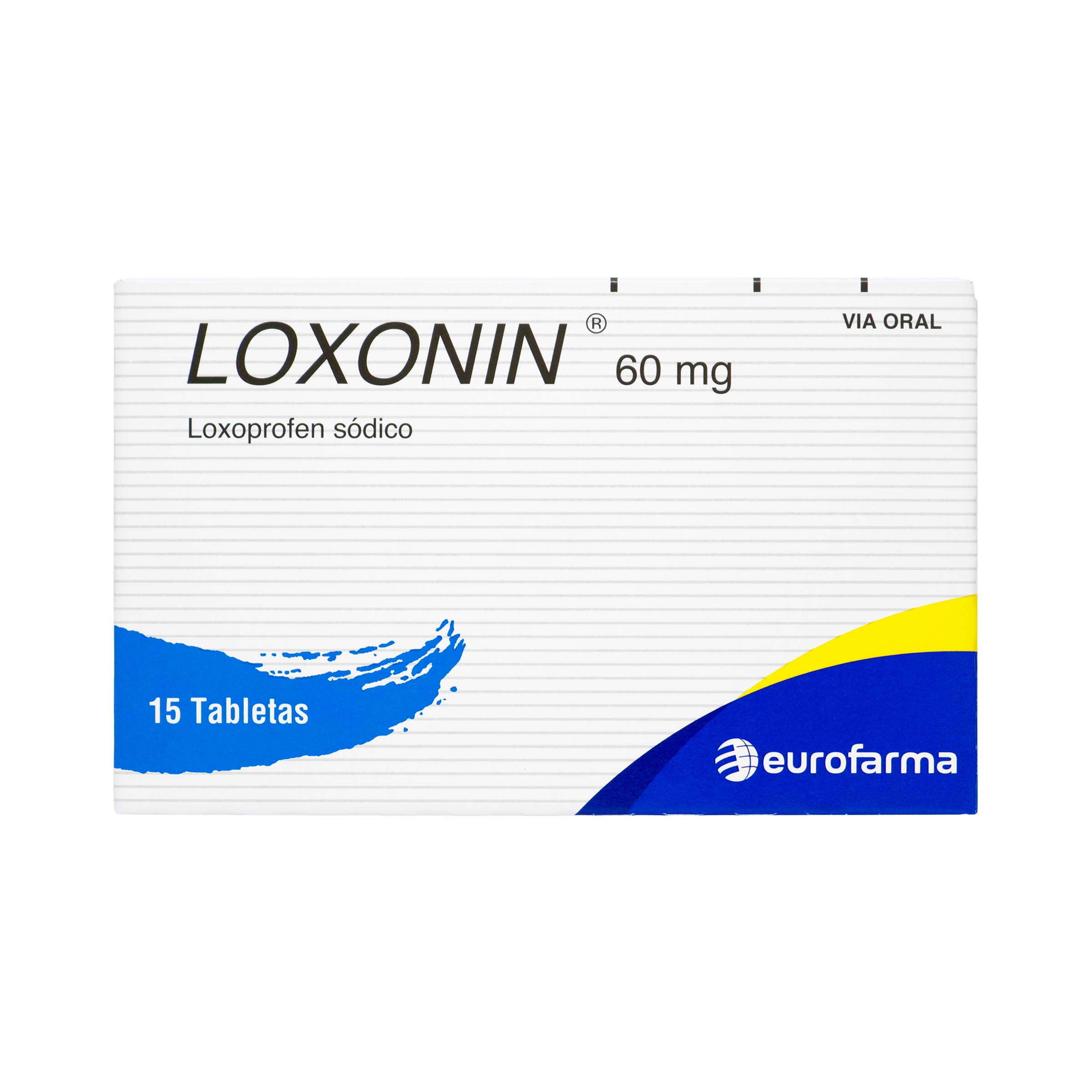 LOXONIN 60 mg – 15 tabletas (Loxoprofeno)