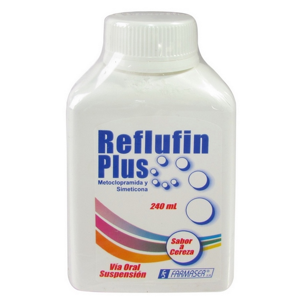 REFLUFIN PLUS Suspensión 240 ml – metoclopramida + dimetilpolisiloxano