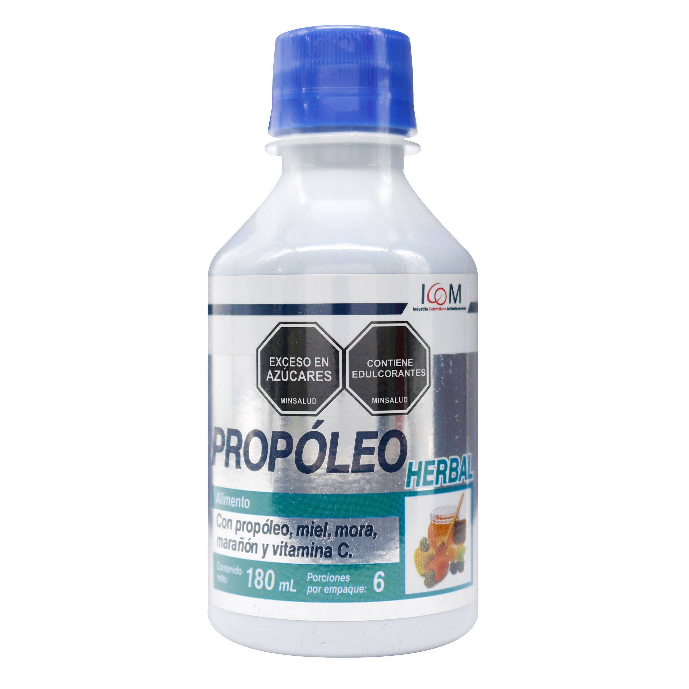 PROPOLEO HERBAL 180 ML. ICOM PROPOLEO Y VITAMINA C